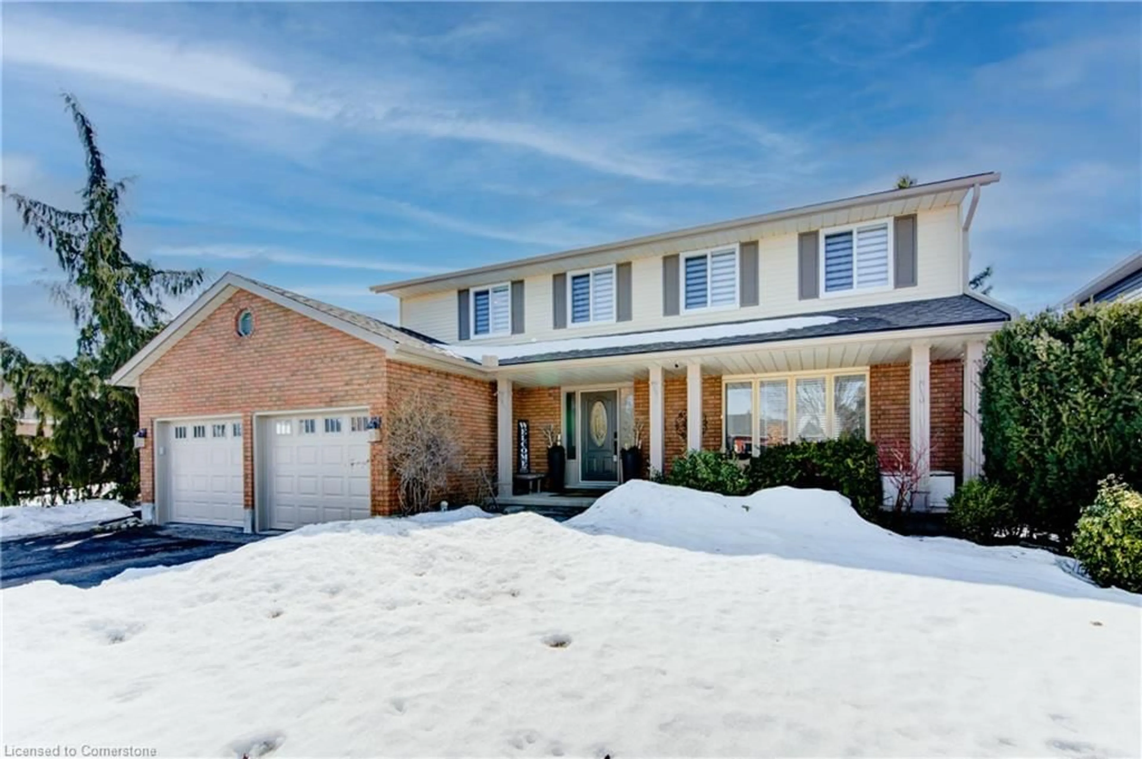 Home with brick exterior material, street for 41 Rolling Acres Dr, Kitchener Ontario N2A 3W6