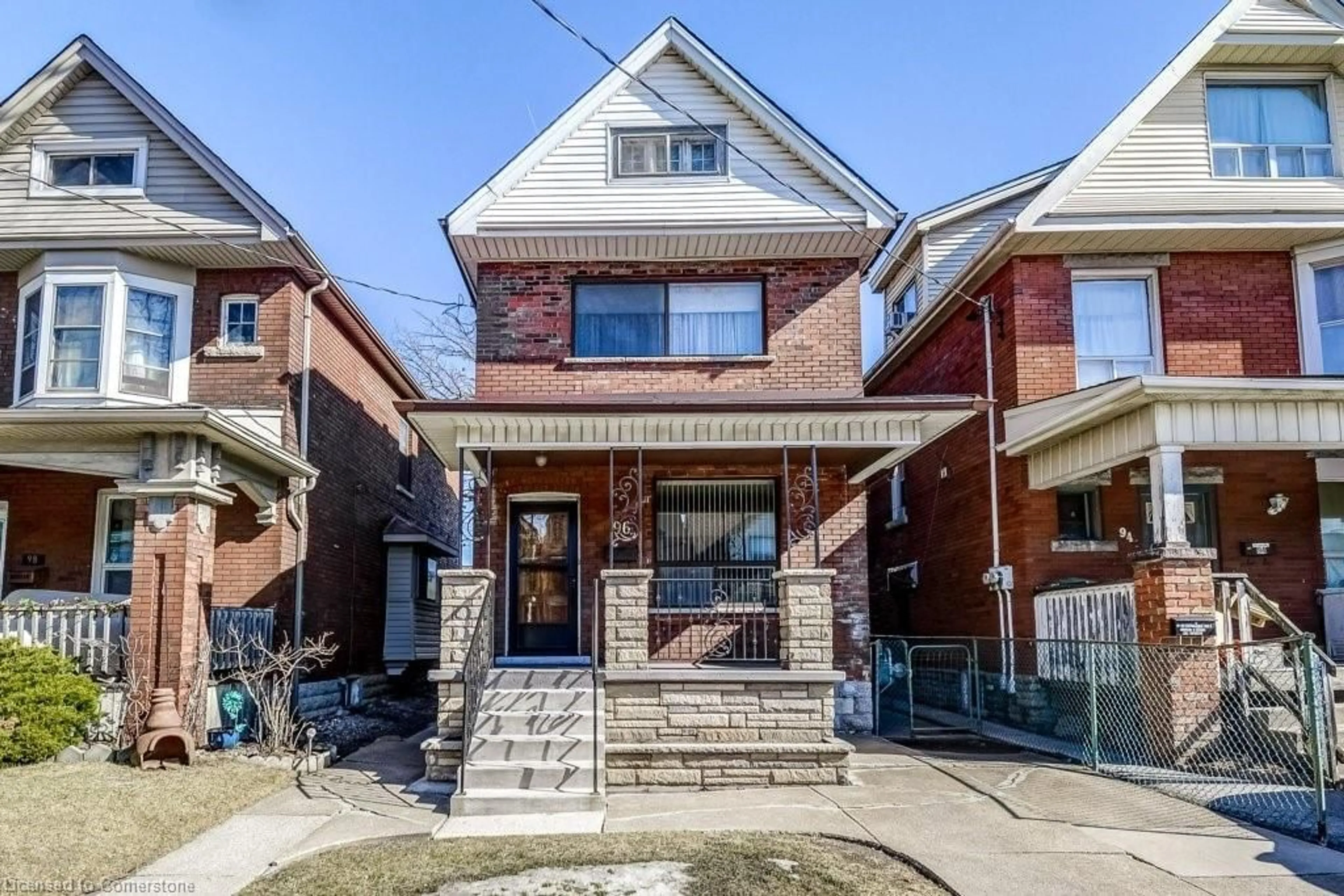 Home with brick exterior material, street for 96 Barnesdale Ave, Hamilton Ontario L8L 6S5