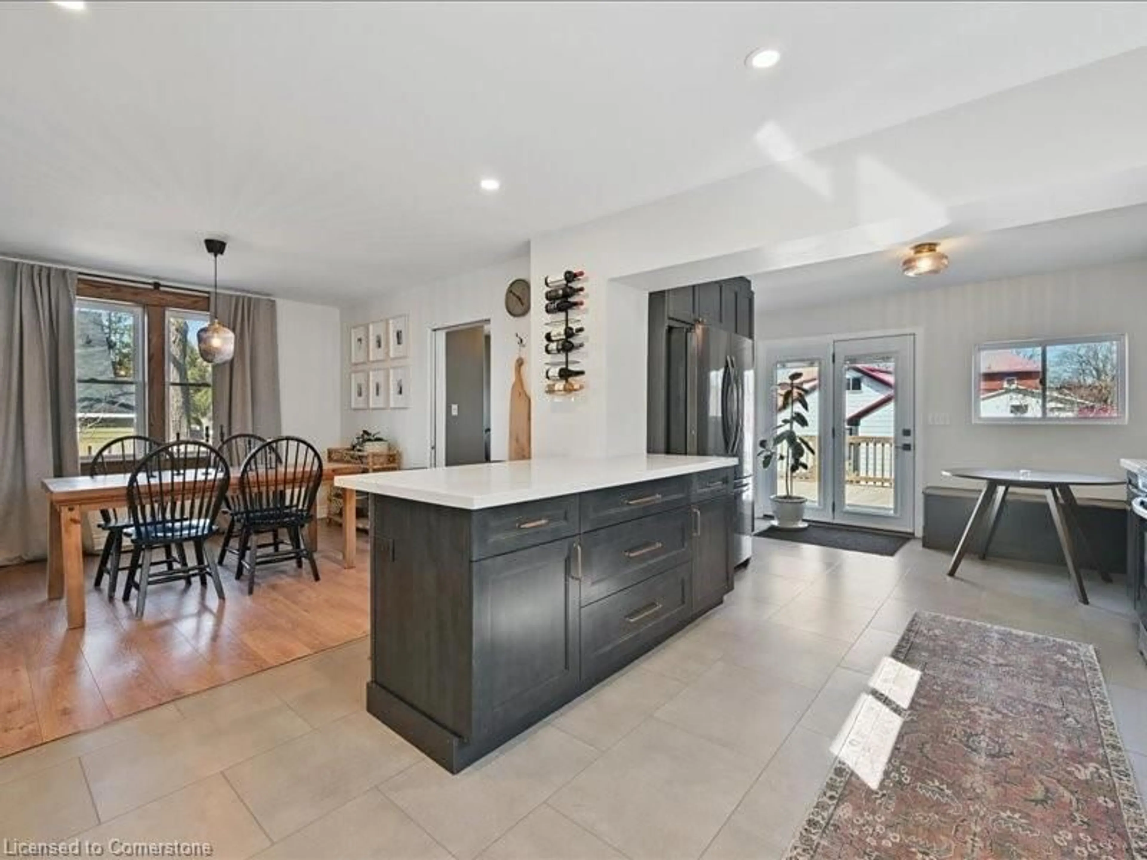 Open concept kitchen, ceramic/tile floor for 191 Head St, Simcoe Ontario N3Y 3X6