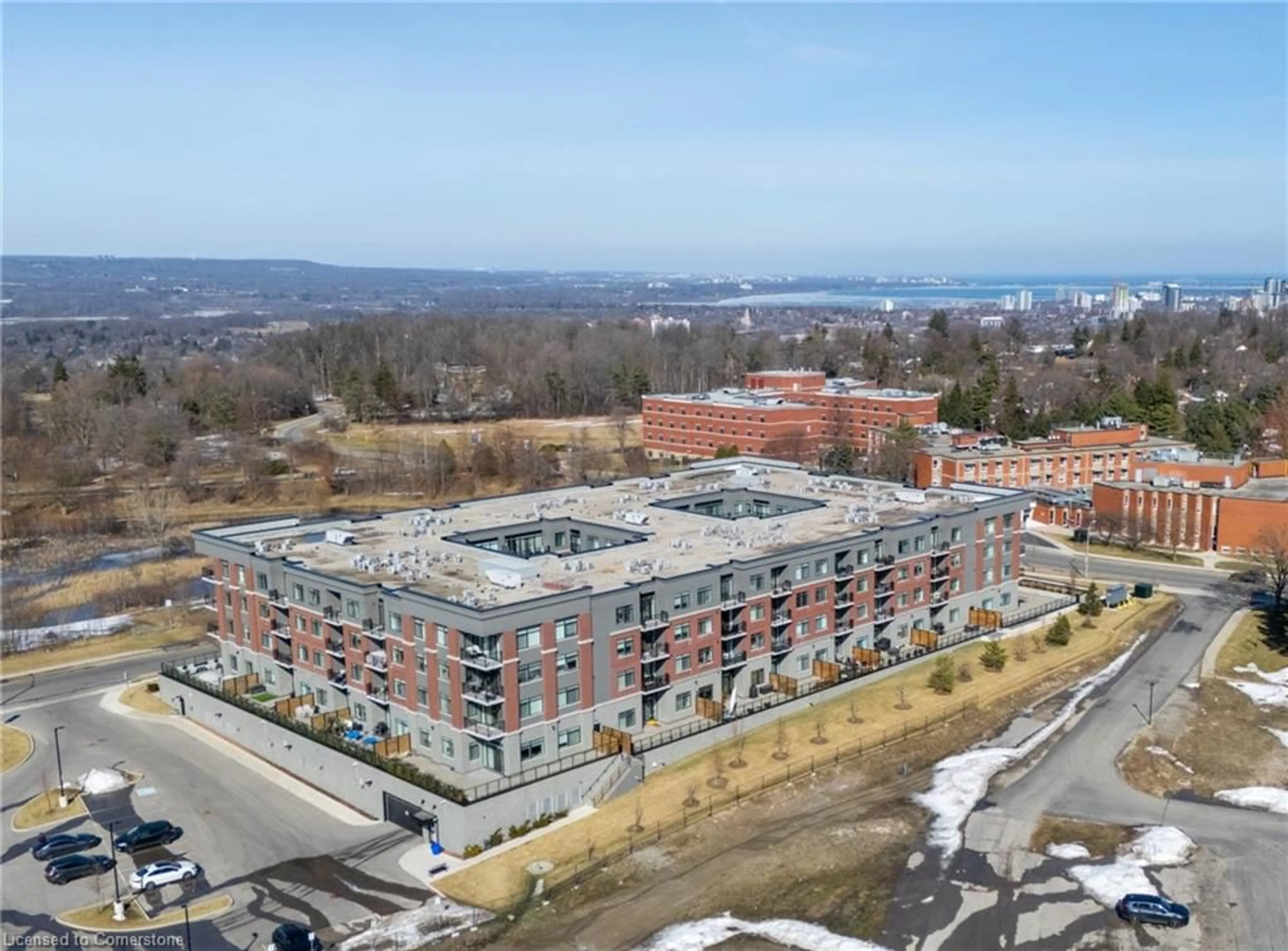 A pic from outside/outdoor area/front of a property/back of a property/a pic from drone, building for 1 Redfern Ave #331, Hamilton Ontario L9C 0E6