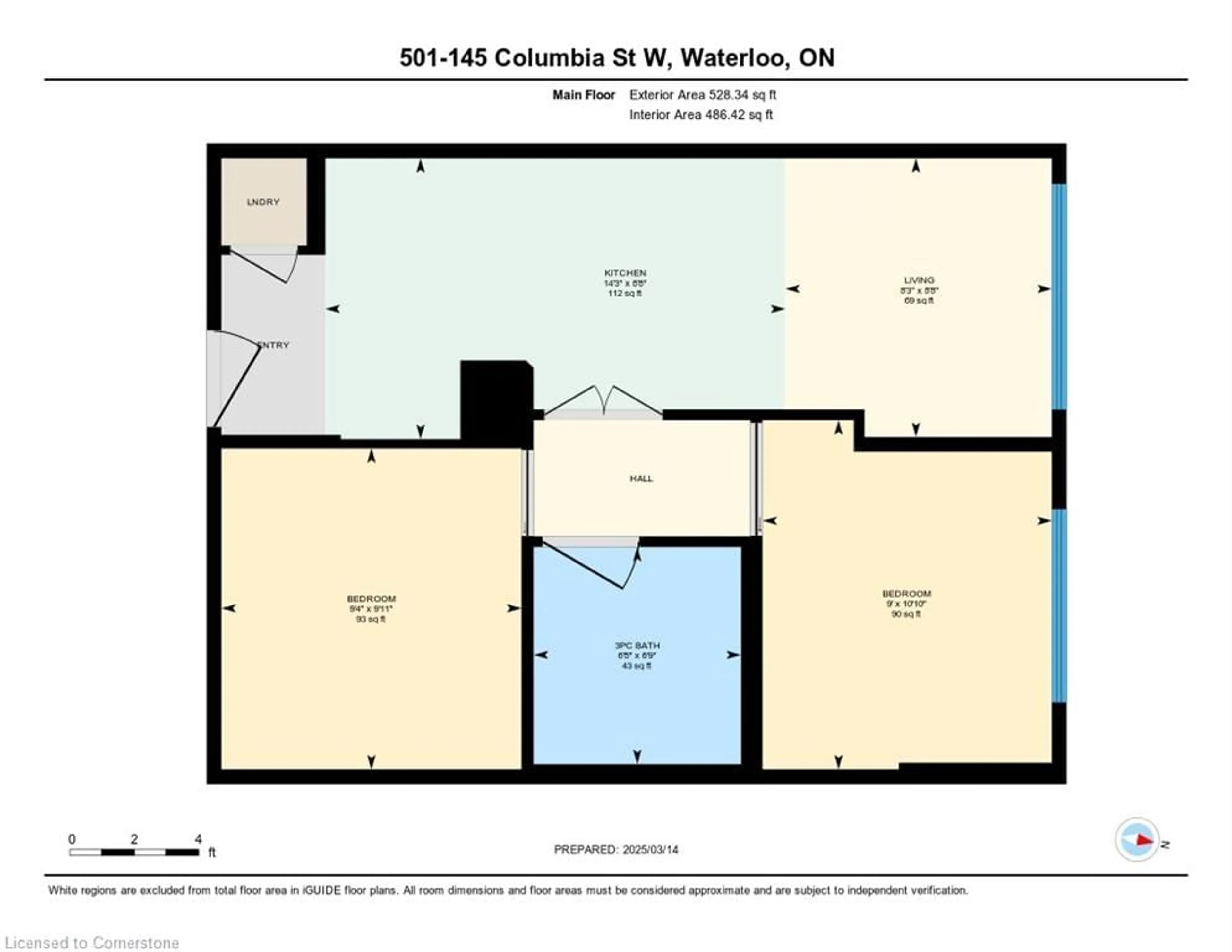 Floor plan for 145 Columbia St, Waterloo Ontario N2L 0K7