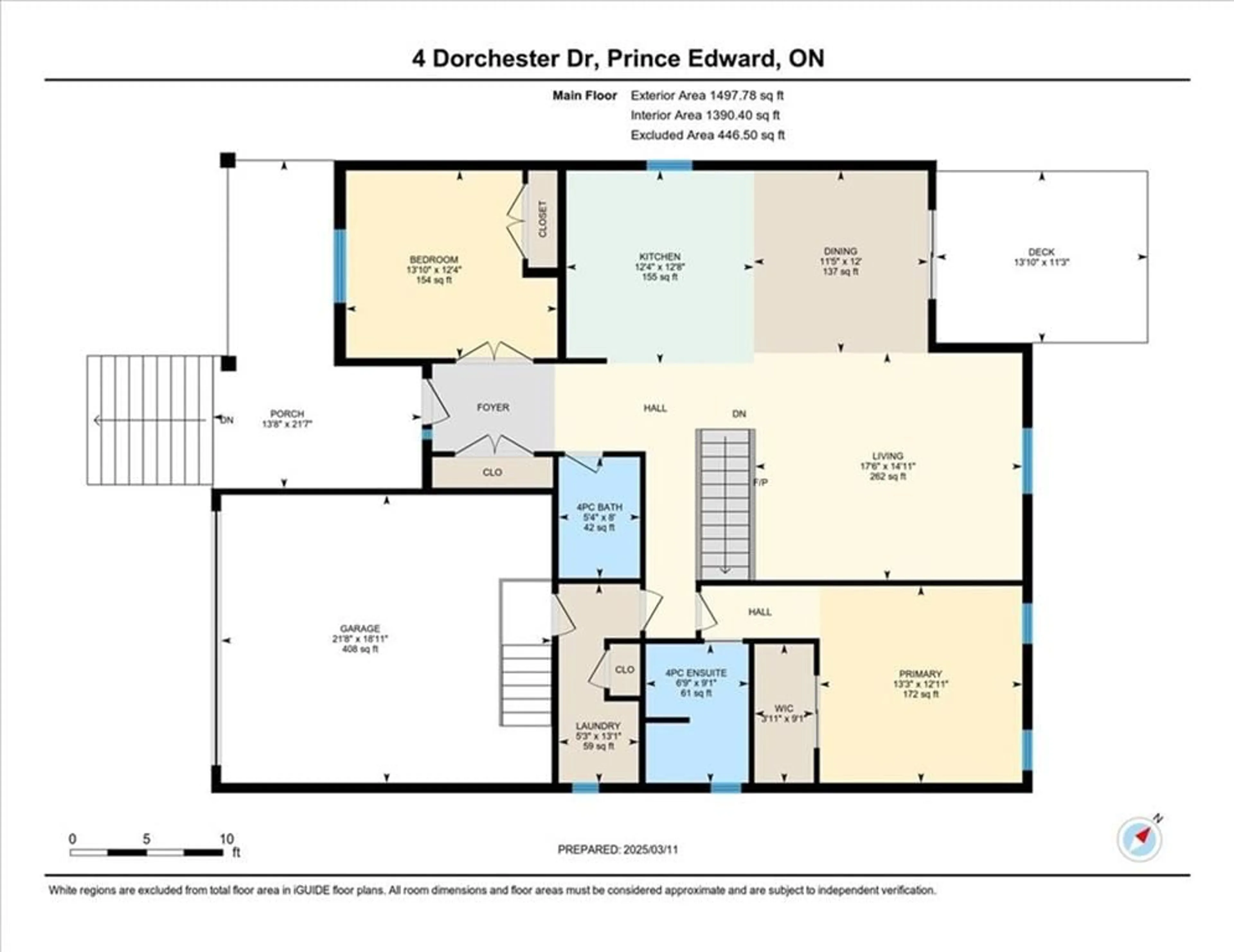 Floor plan for 4 Dorchester Dr, Wellington Ontario K0K 3L0