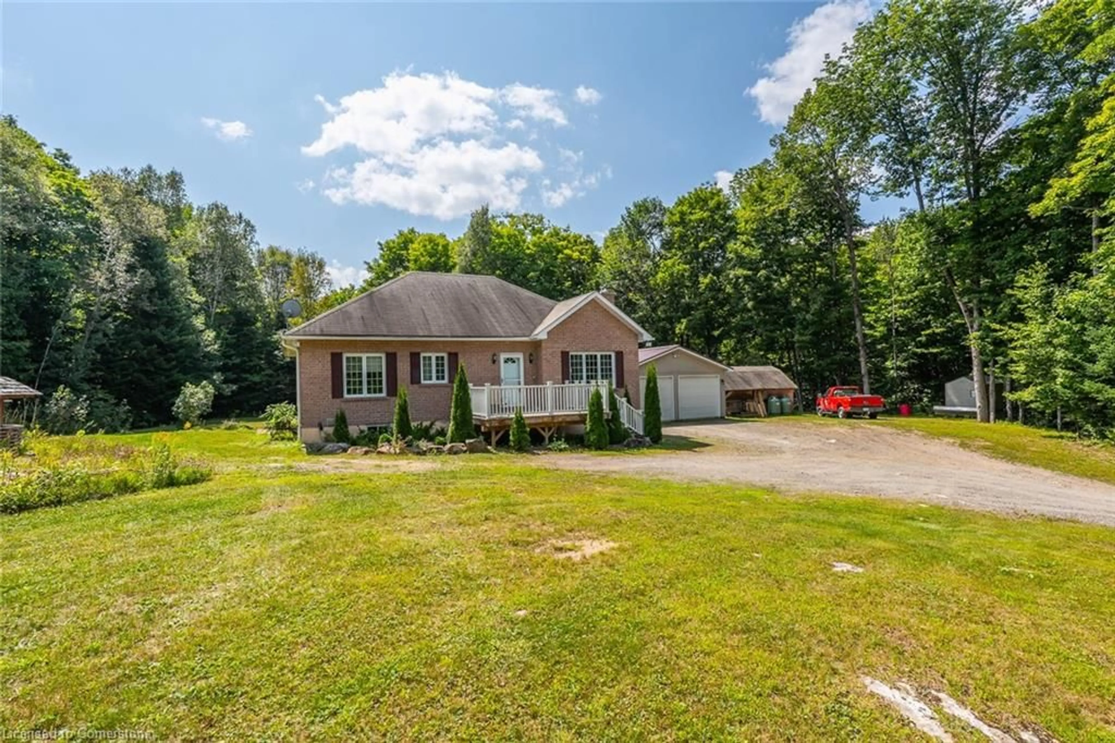 A pic from outside/outdoor area/front of a property/back of a property/a pic from drone, unknown for 17182 Hwy 118, Haliburton Ontario K0S 1S0