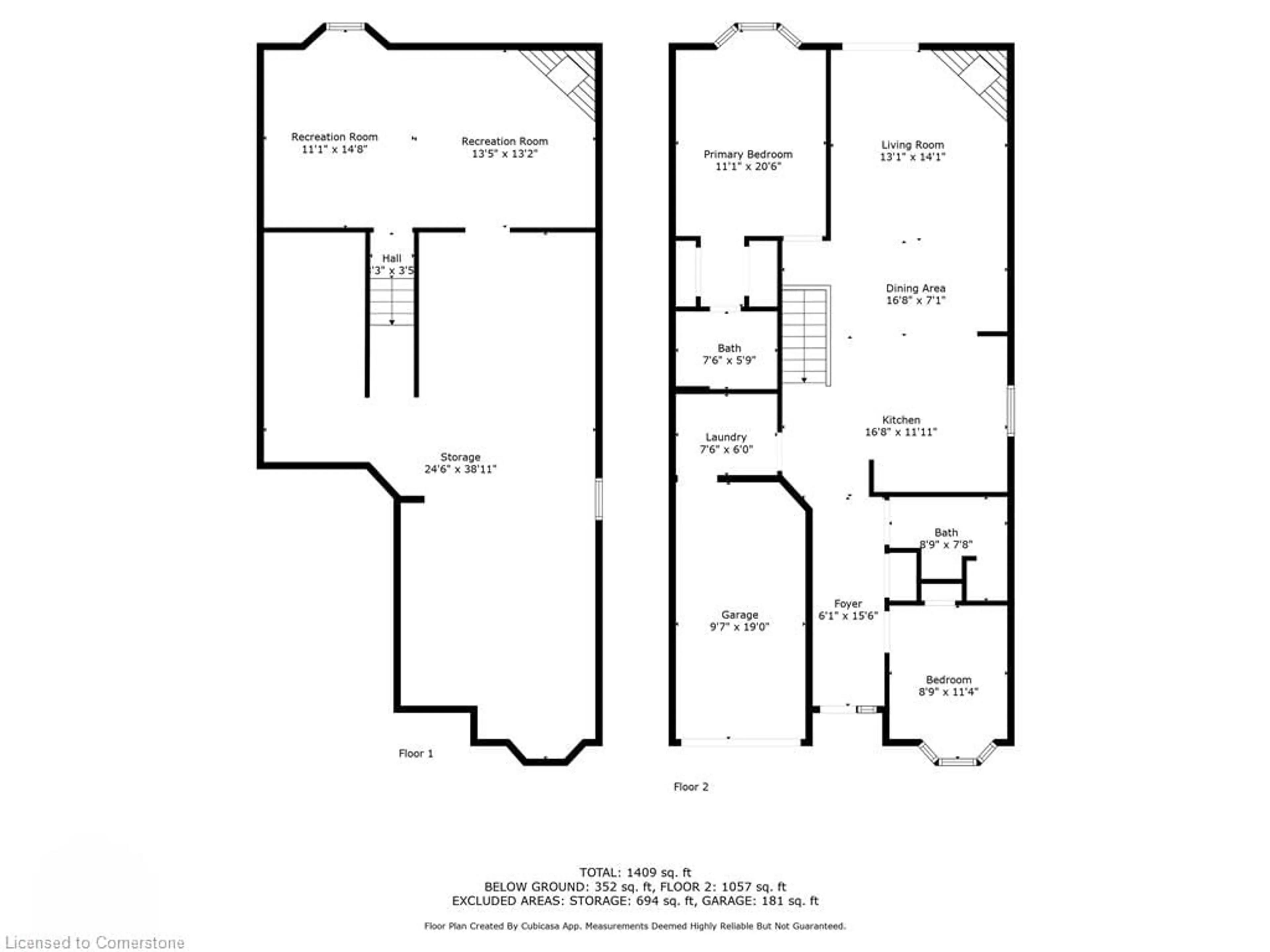 Floor plan for 19 Somerset Dr #17, Port Dover Ontario N0A 1N7