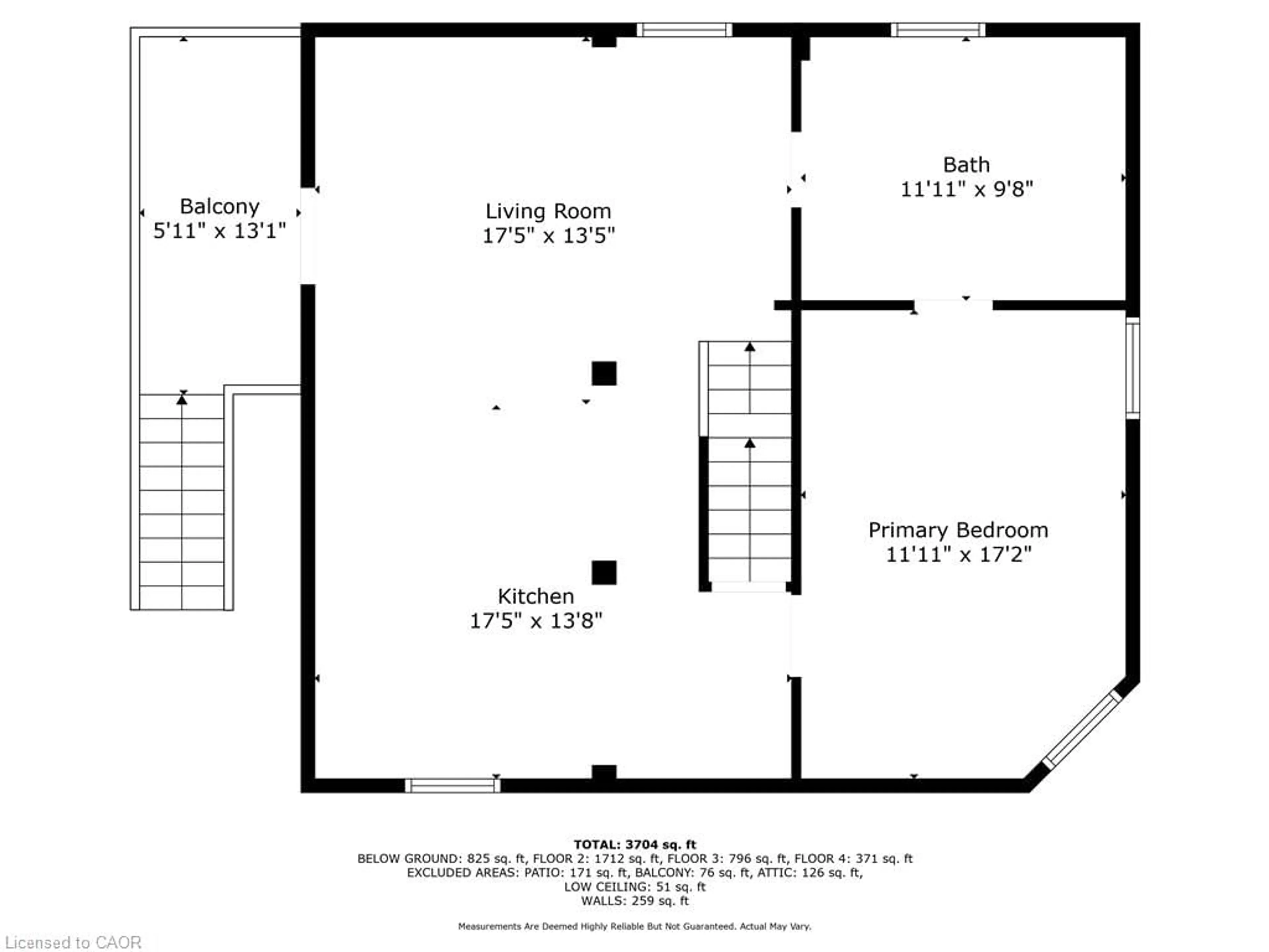 Floor plan for 63 Elliott St, Cambridge Ontario N1R 2J7