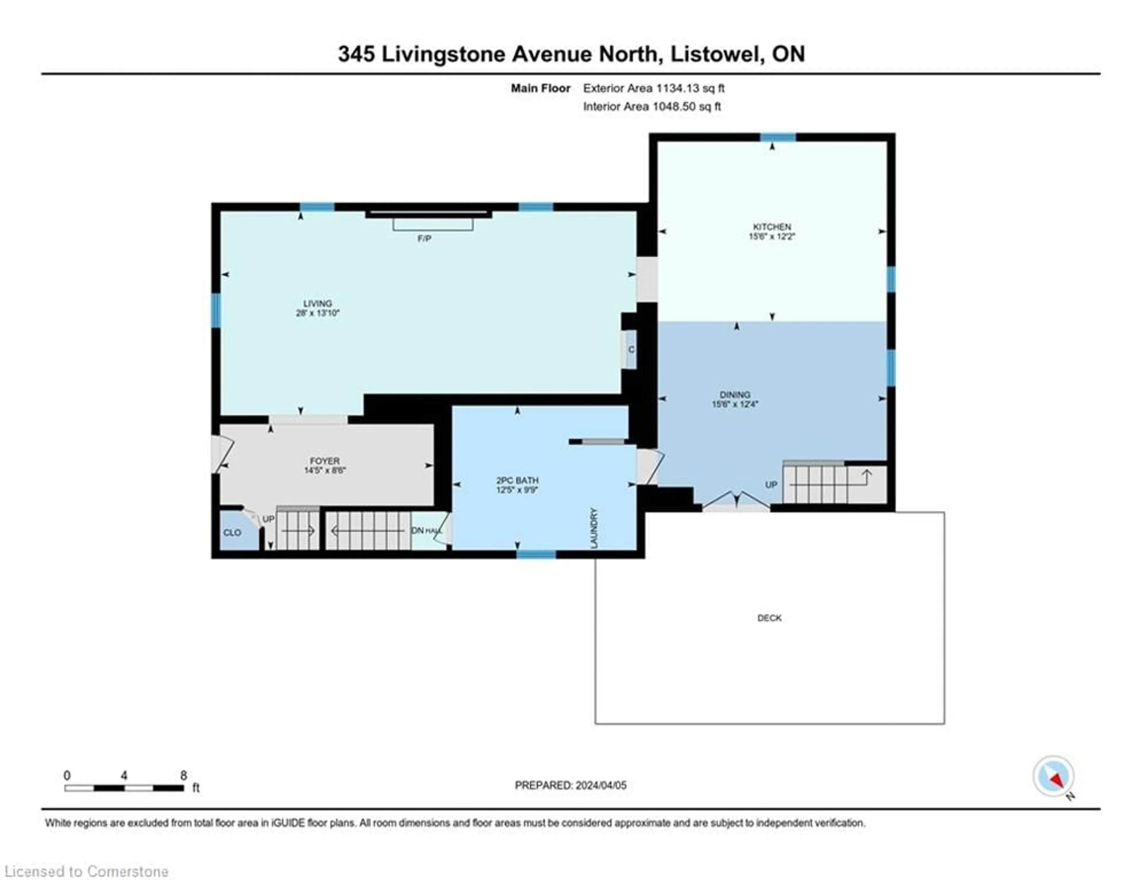 Floor plan for 345 Livingstone Ave, Listowel Ontario N4W 1R1