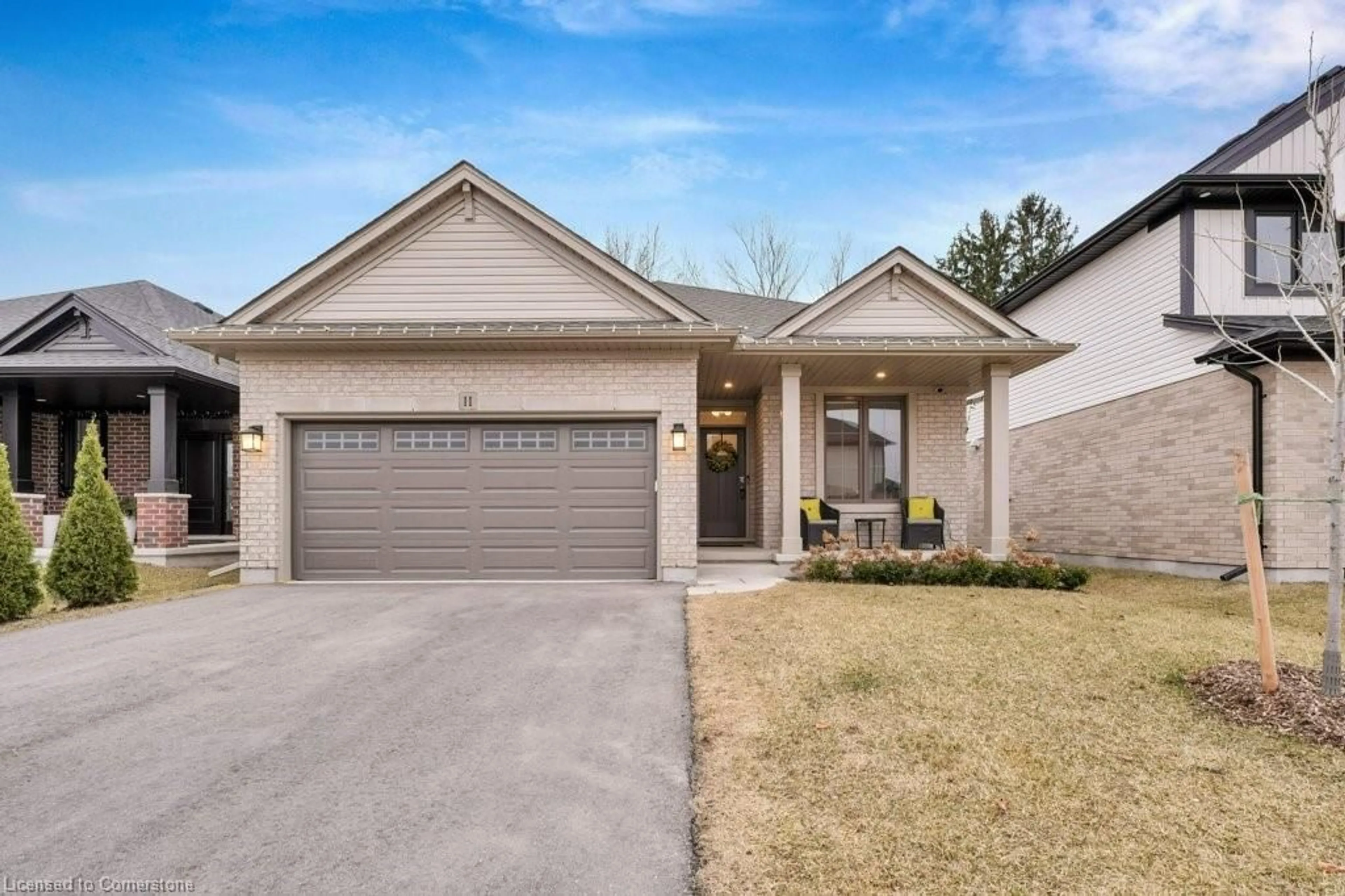 Home with brick exterior material, street for 11 Keba Cres, Tillsonburg Ontario N4G 0K6