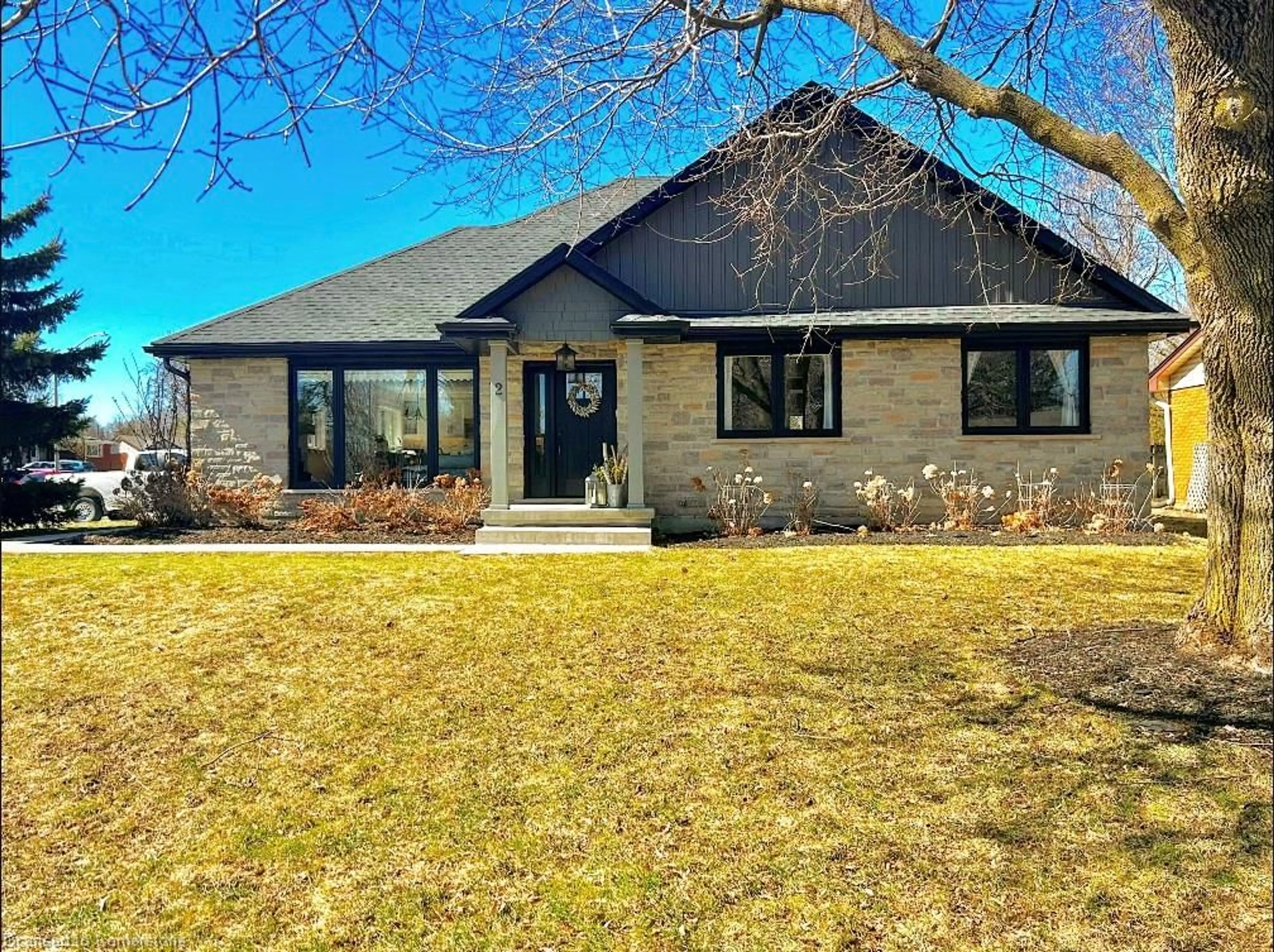 Home with brick exterior material, street for 2 Bluejay Rd, Elmira Ontario N3B 1J1