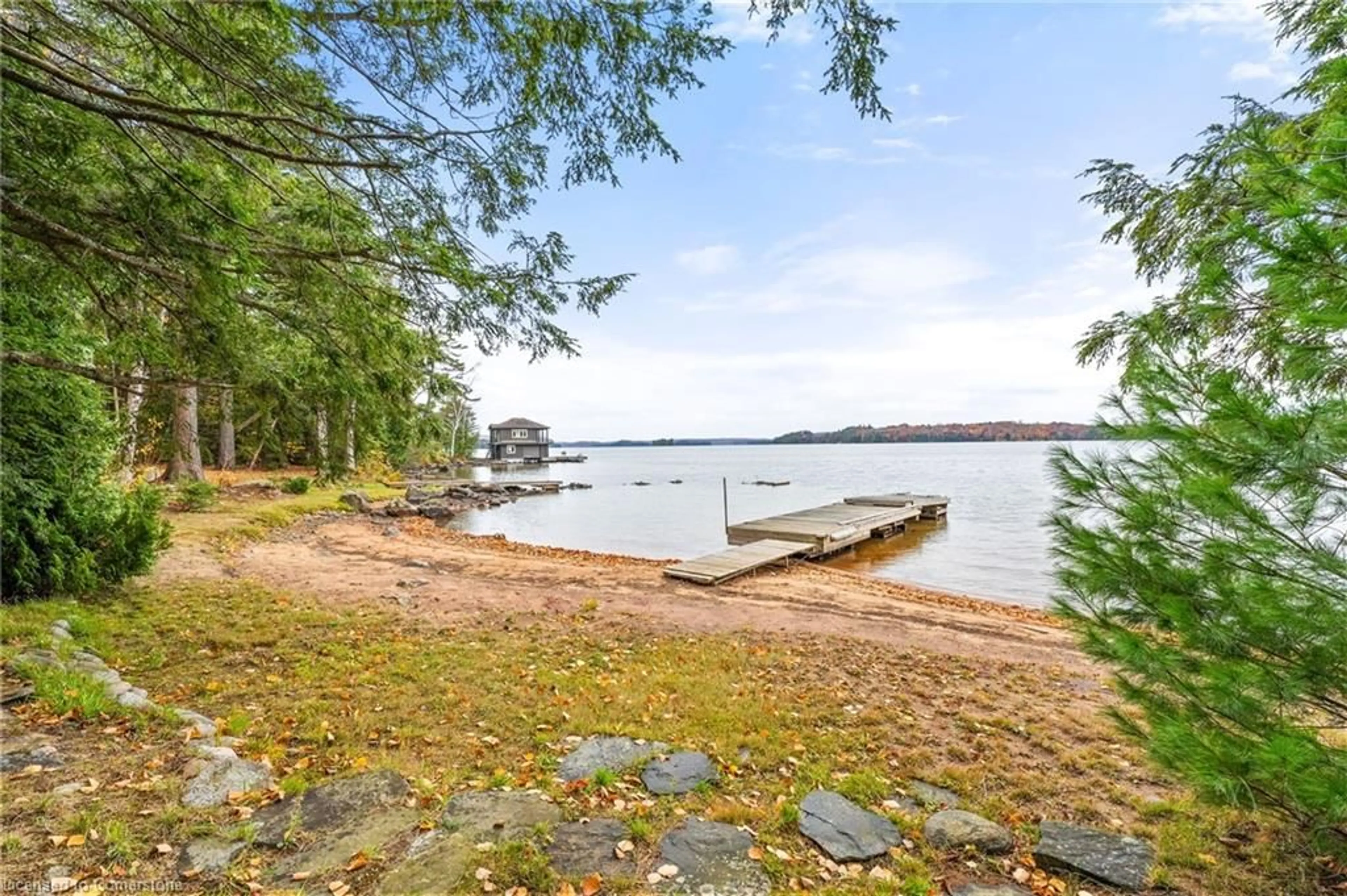 Patio, water/lake/river/ocean view for 1009 Scotts Boathouse Rd, Baysville Ontario P0B 1A0