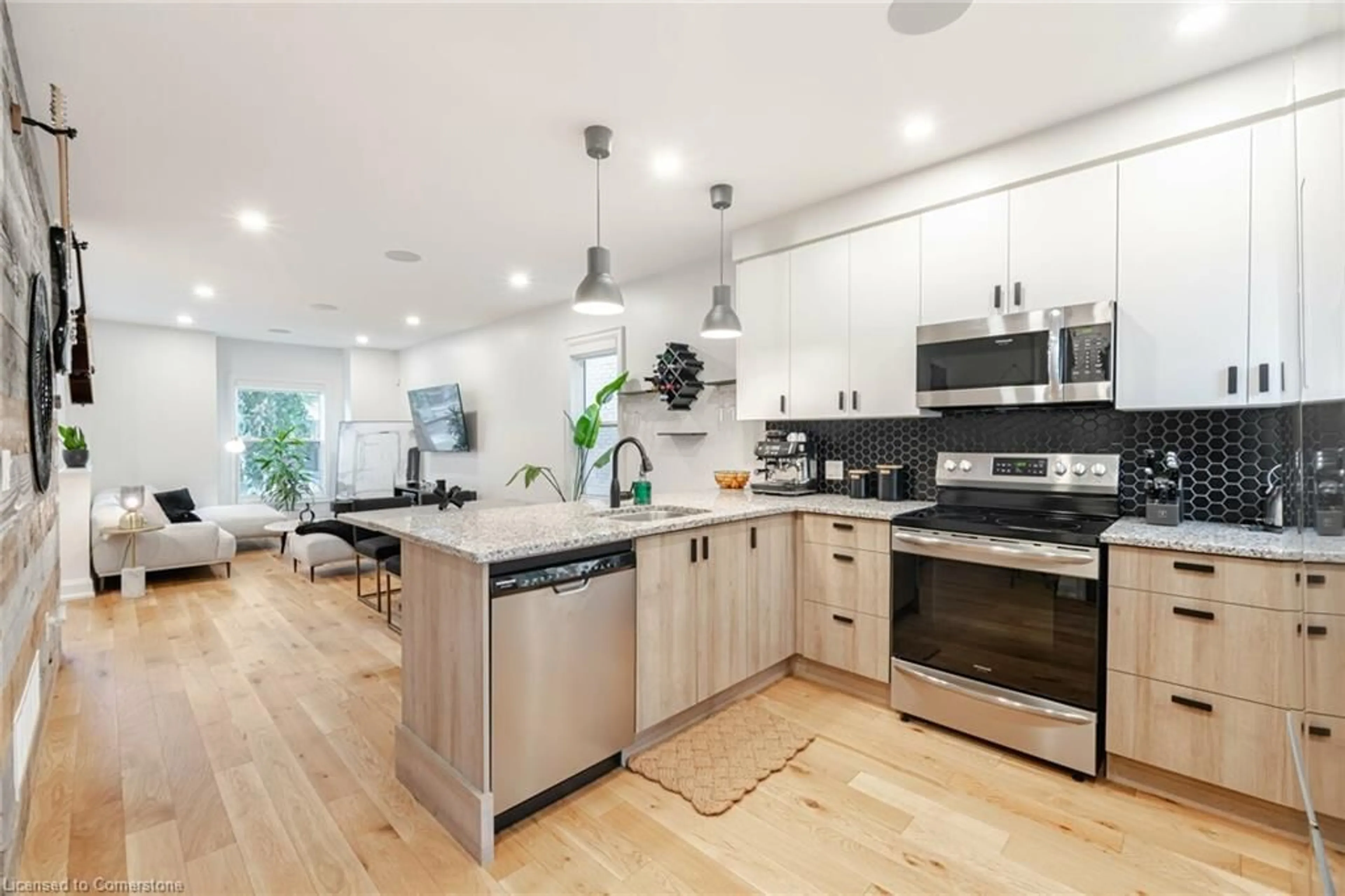 Open concept kitchen, unknown for 99 Francis St, Hamilton Ontario L8L 3V4