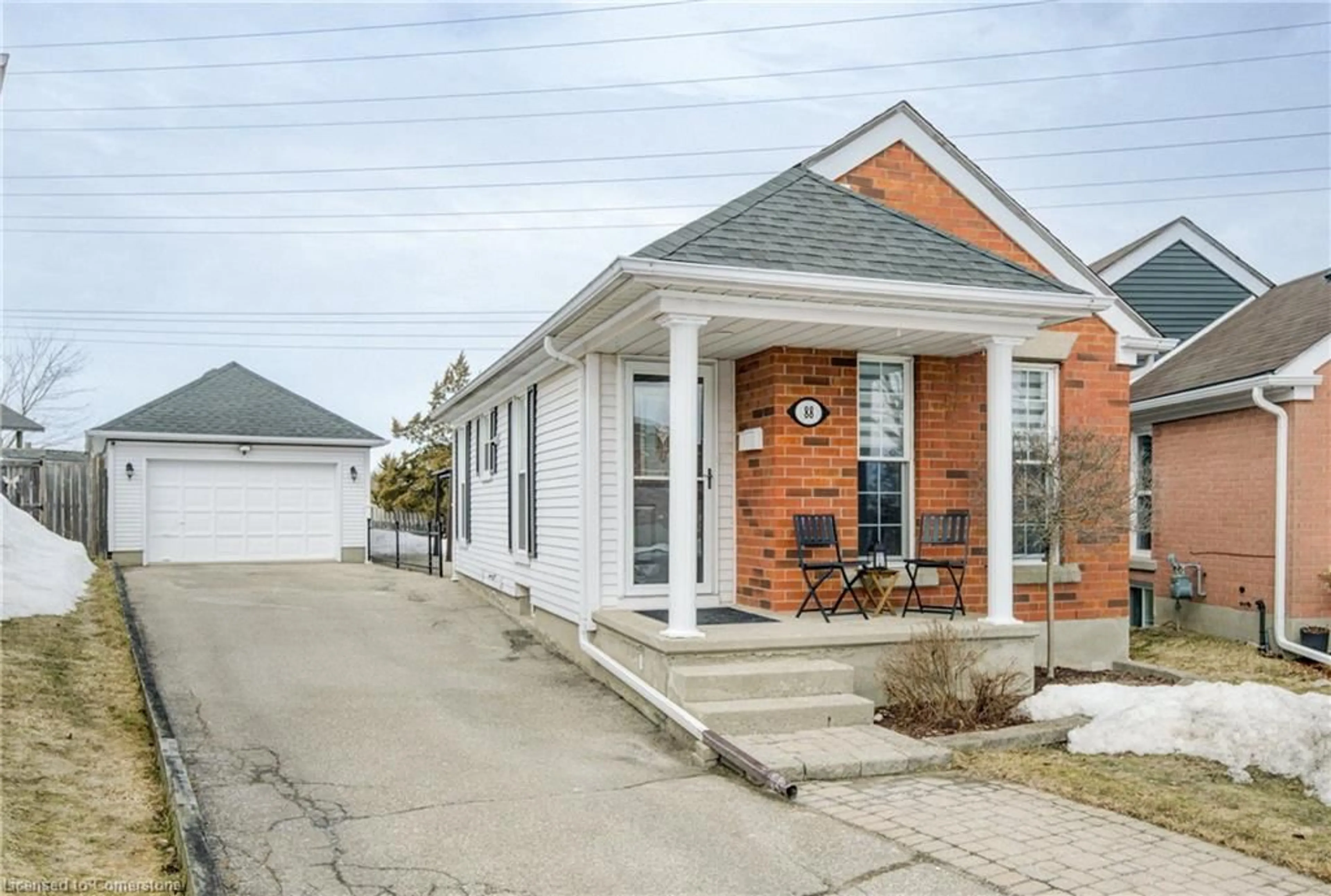 Home with brick exterior material, street for 88 Milfoil Cres, Kitchener Ontario N2E 3L3