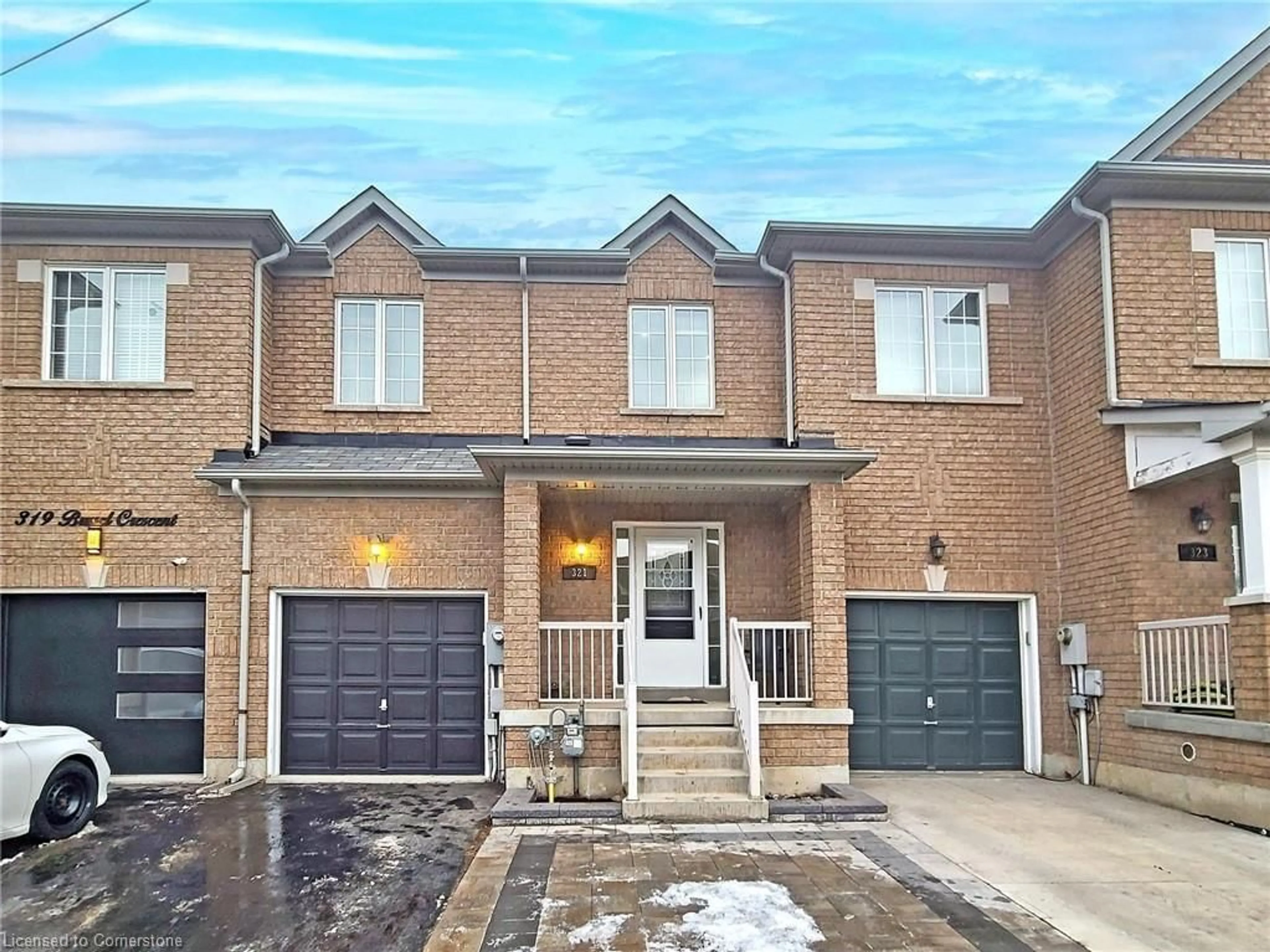 Home with brick exterior material, street for 321 Bussel Cres, Milton Ontario L9T 0W5