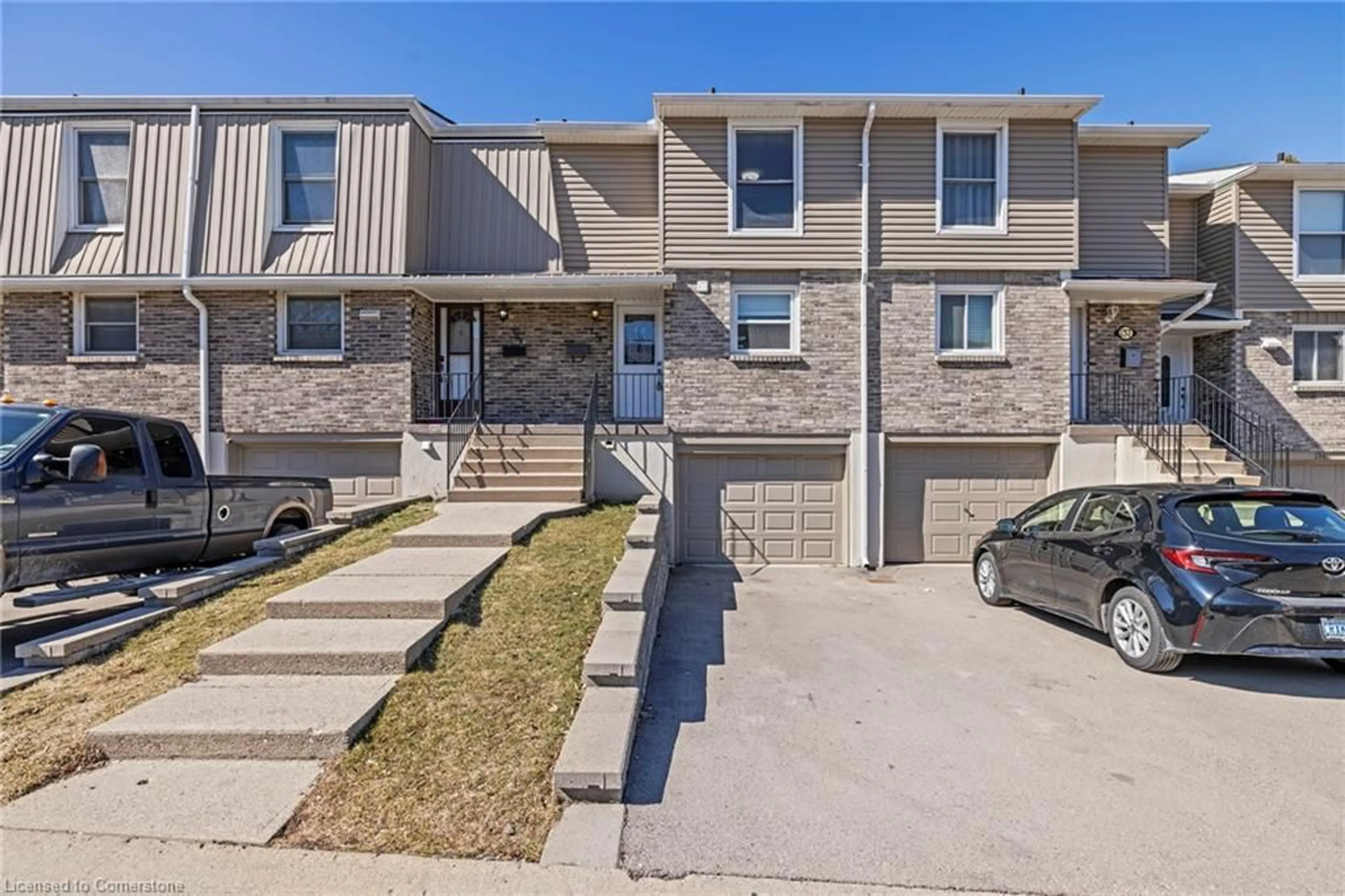 A pic from outside/outdoor area/front of a property/back of a property/a pic from drone, street for 10 Angus Rd #138, Hamilton Ontario L8K 6K3