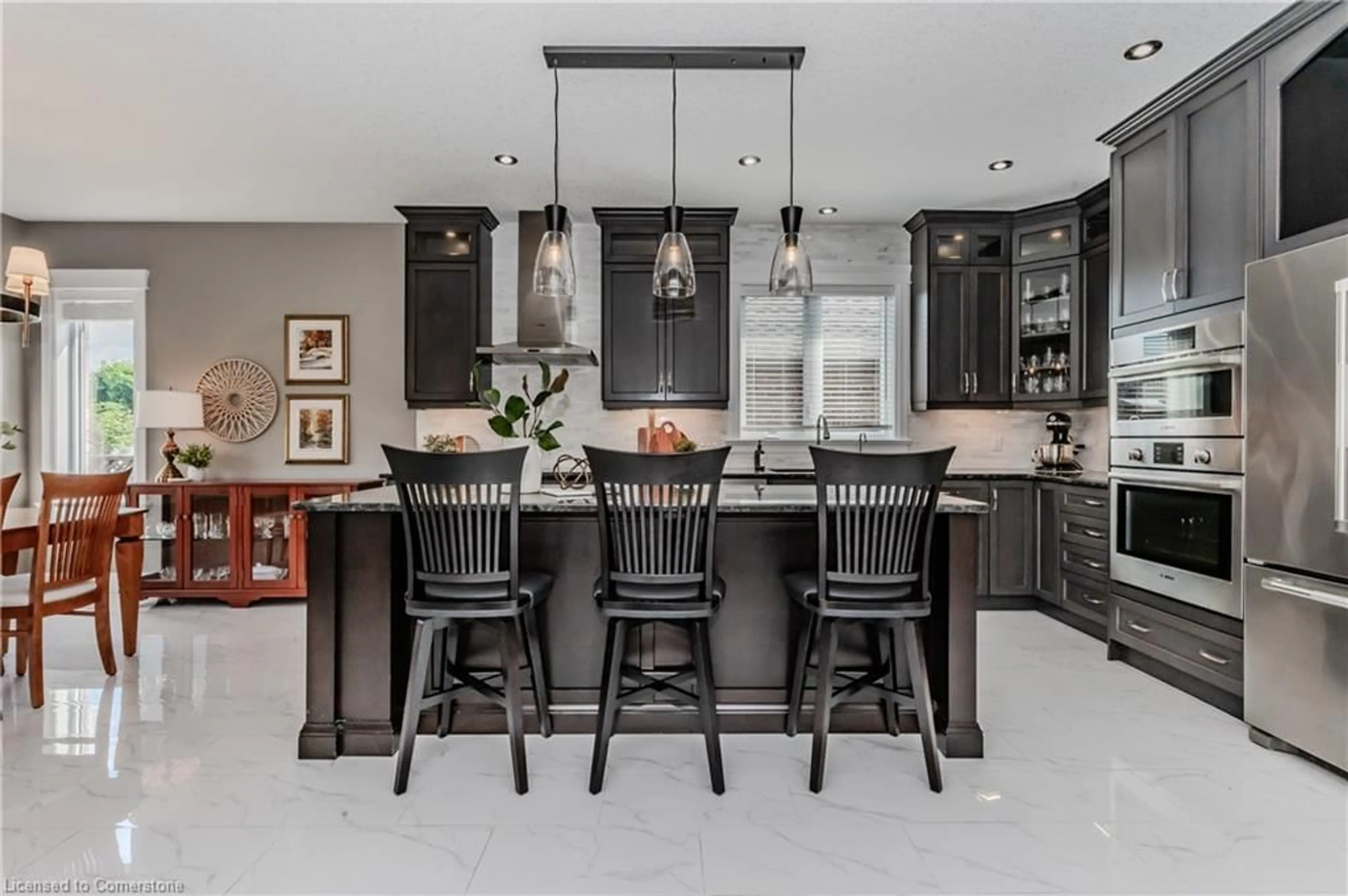 Contemporary kitchen, ceramic/tile floor for 970 Reserve Ave, Listowel Ontario N4W 0B7