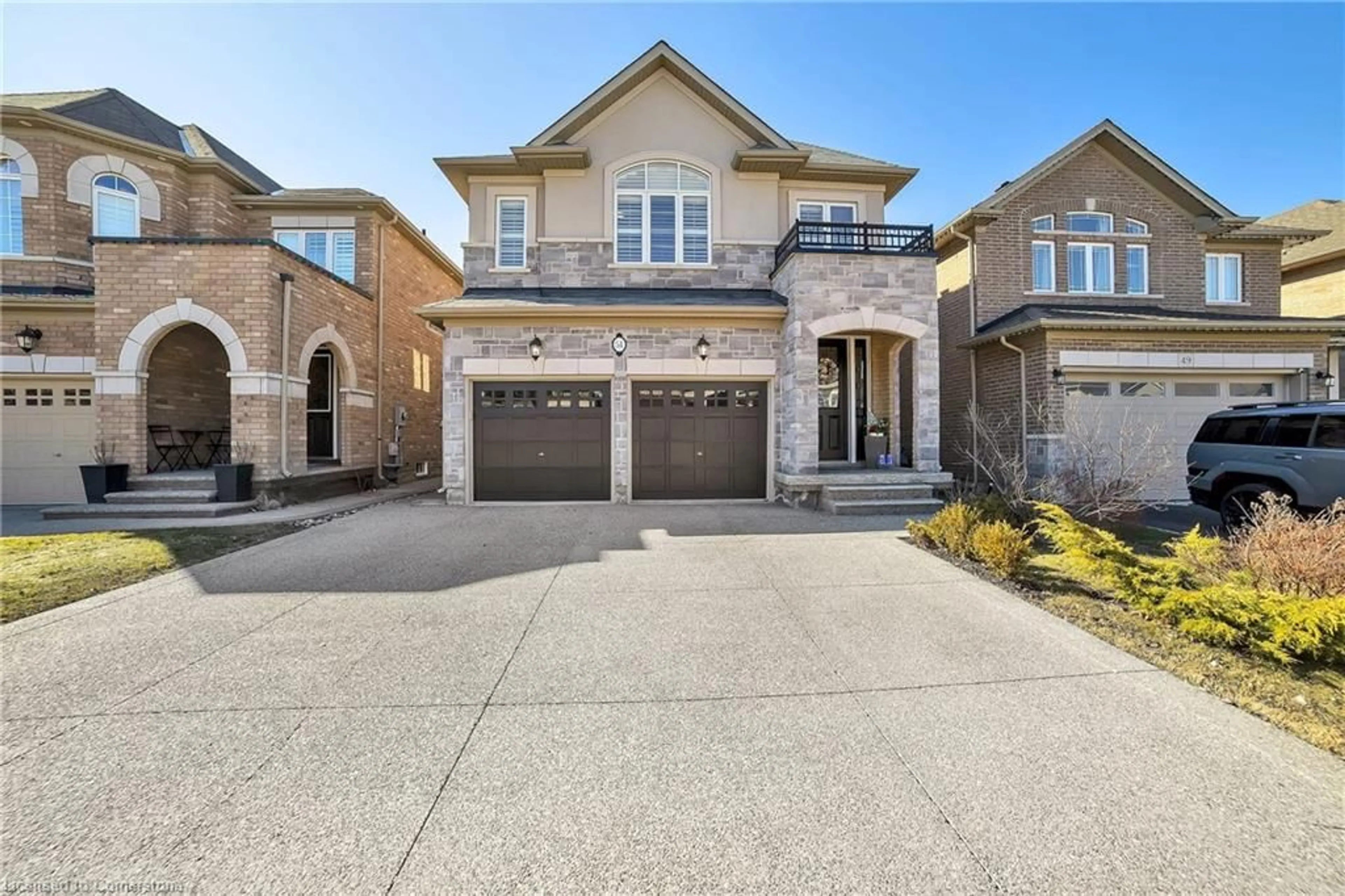Home with brick exterior material, street for 51 Narbonne Cres, Stoney Creek Ontario L8J 0J7