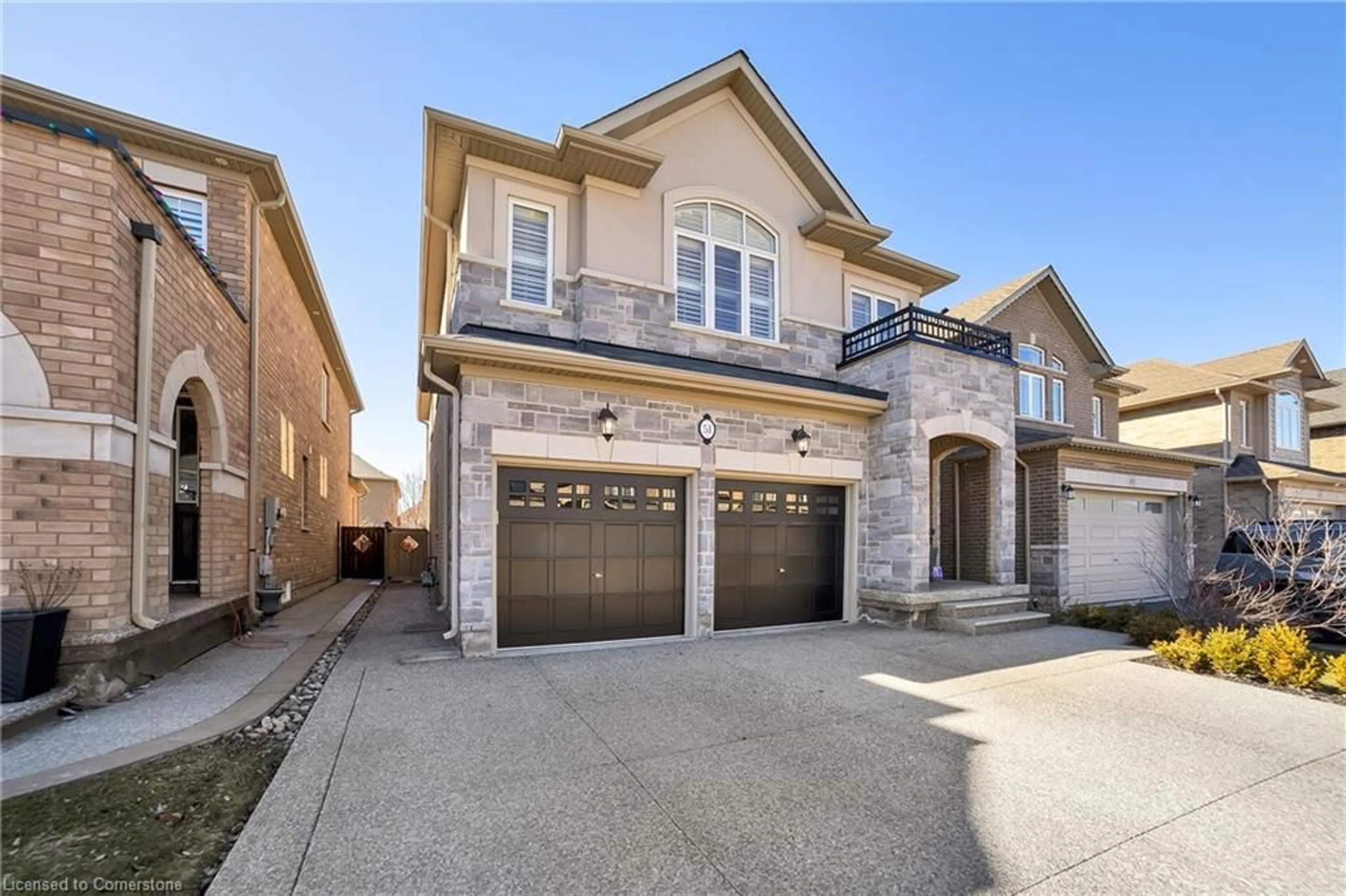 Home with brick exterior material, street for 51 Narbonne Cres, Stoney Creek Ontario L8J 0J7