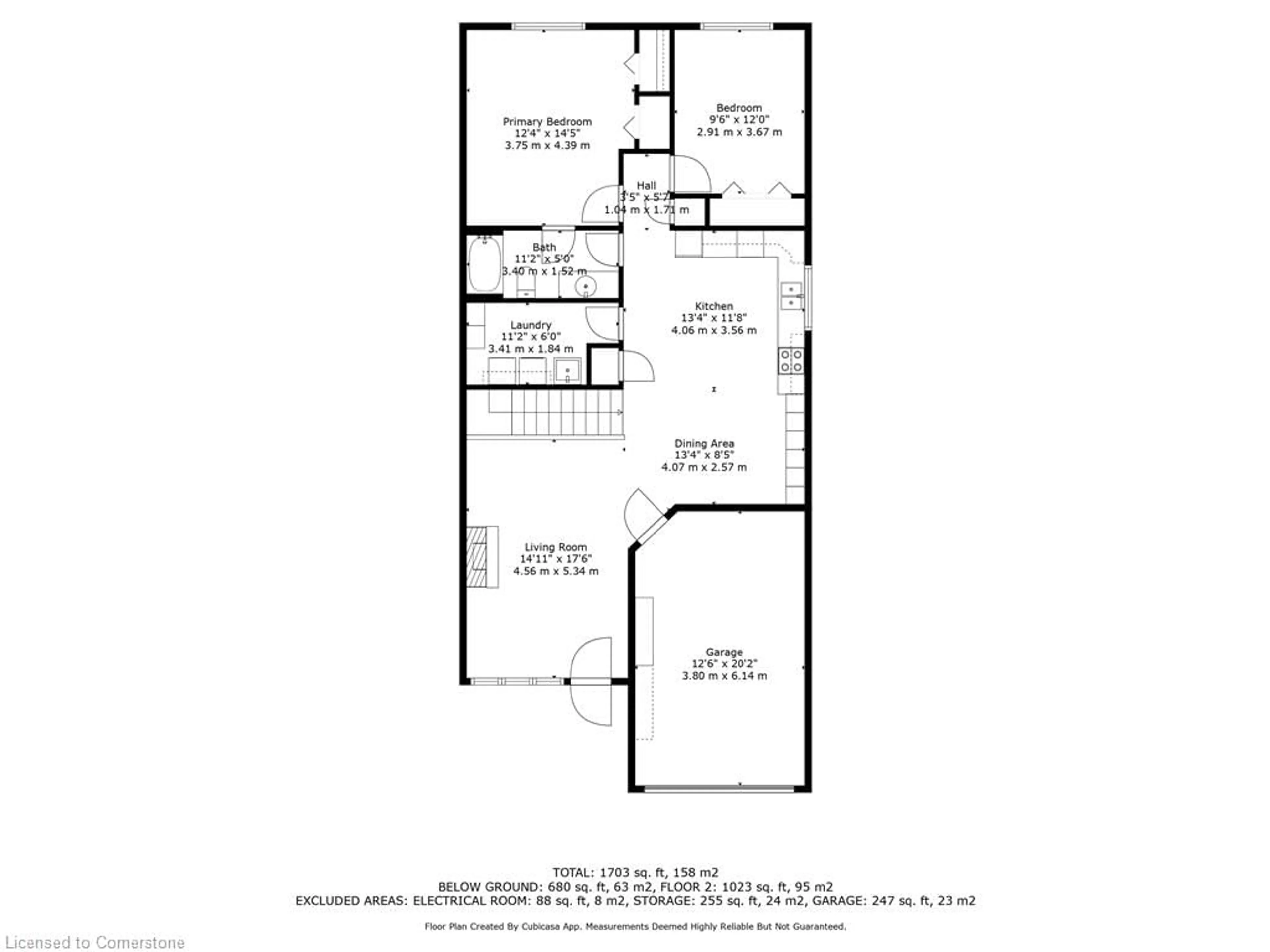 Floor plan for 33B Lingwood Dr, Waterford Ontario N0E 1Y0