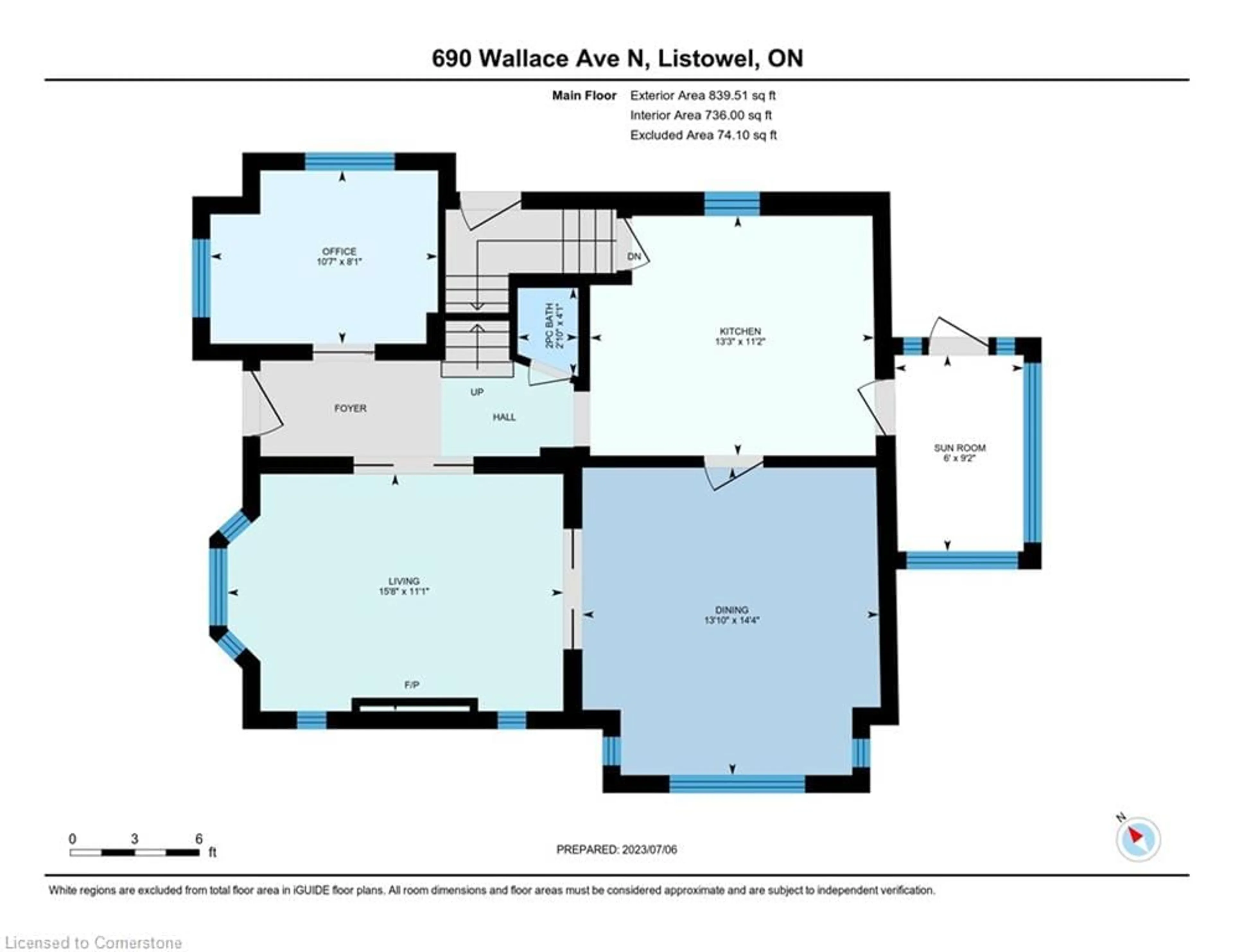 Floor plan for 690 Wallace Ave, Listowel Ontario N4W 1M1