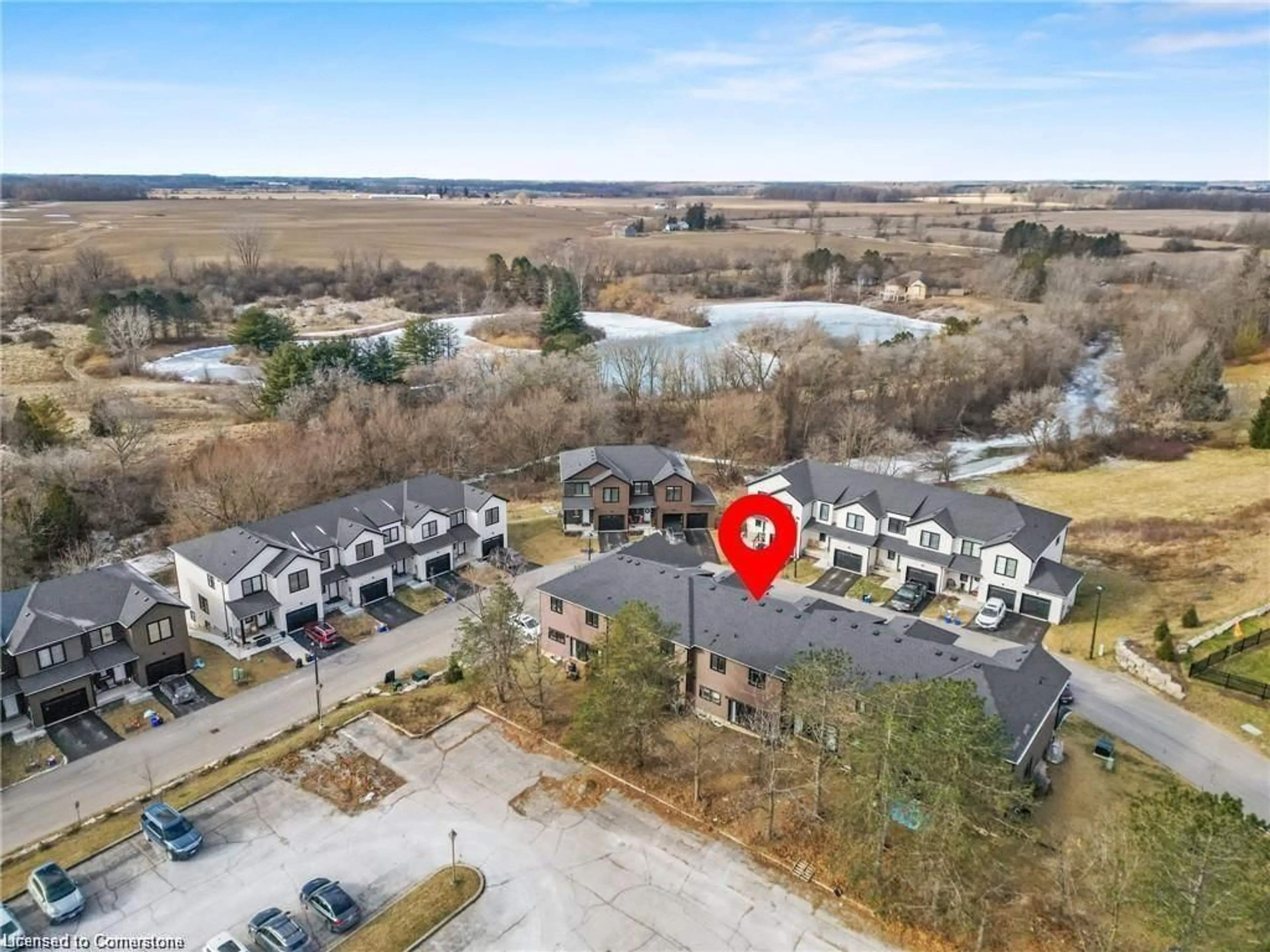 A pic from outside/outdoor area/front of a property/back of a property/a pic from drone, water/lake/river/ocean view for 5 Trailside Drive, Townsend Ontario N0A 1S0