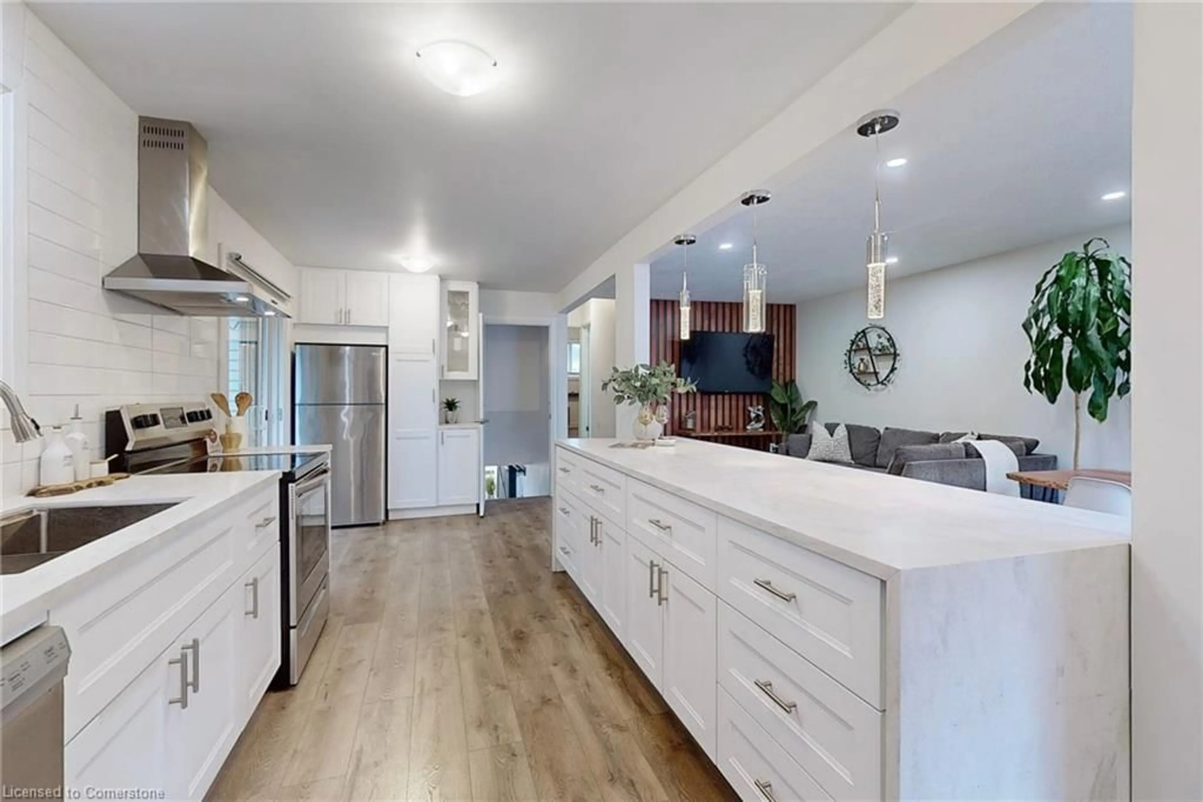 Open concept kitchen, unknown for 49 Quigley Rd, Hamilton Ontario L8K 6K9