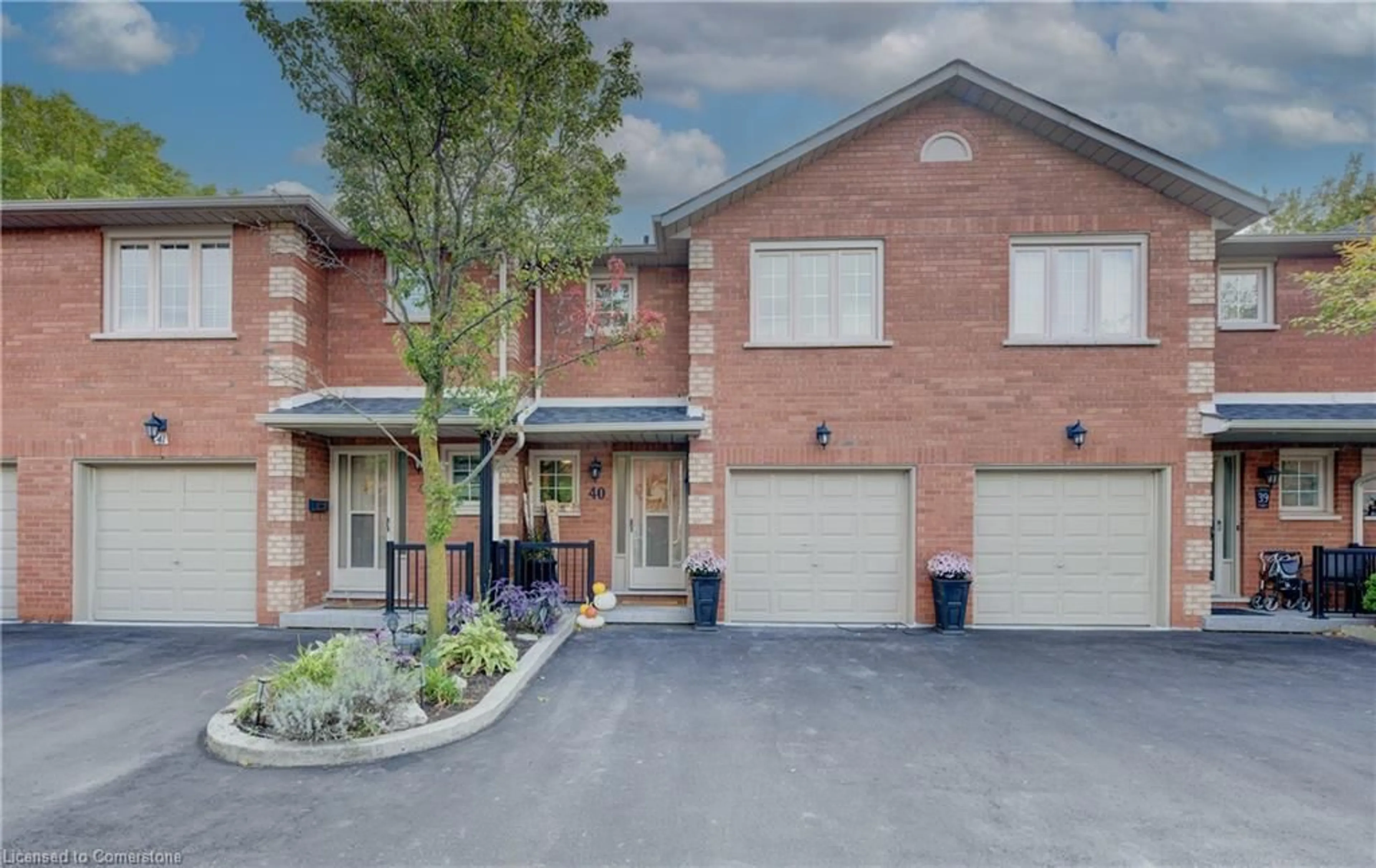 Home with brick exterior material, street for 255 Mount Albion Rd #40, Hamilton Ontario L8K 6P8