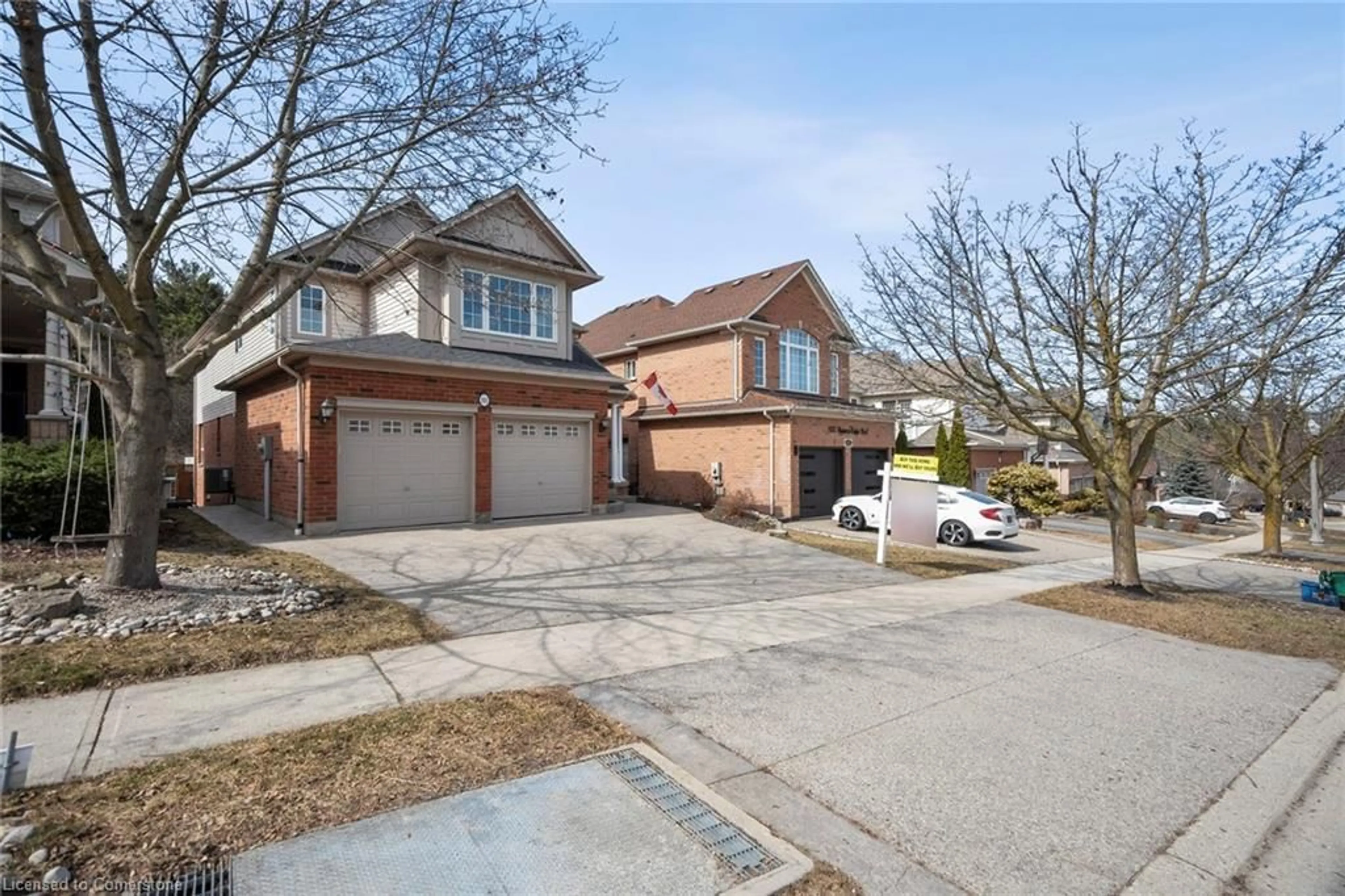 Home with brick exterior material, street for 111 Autumn Ridge Trail, Kitchener Ontario N2P 2K1