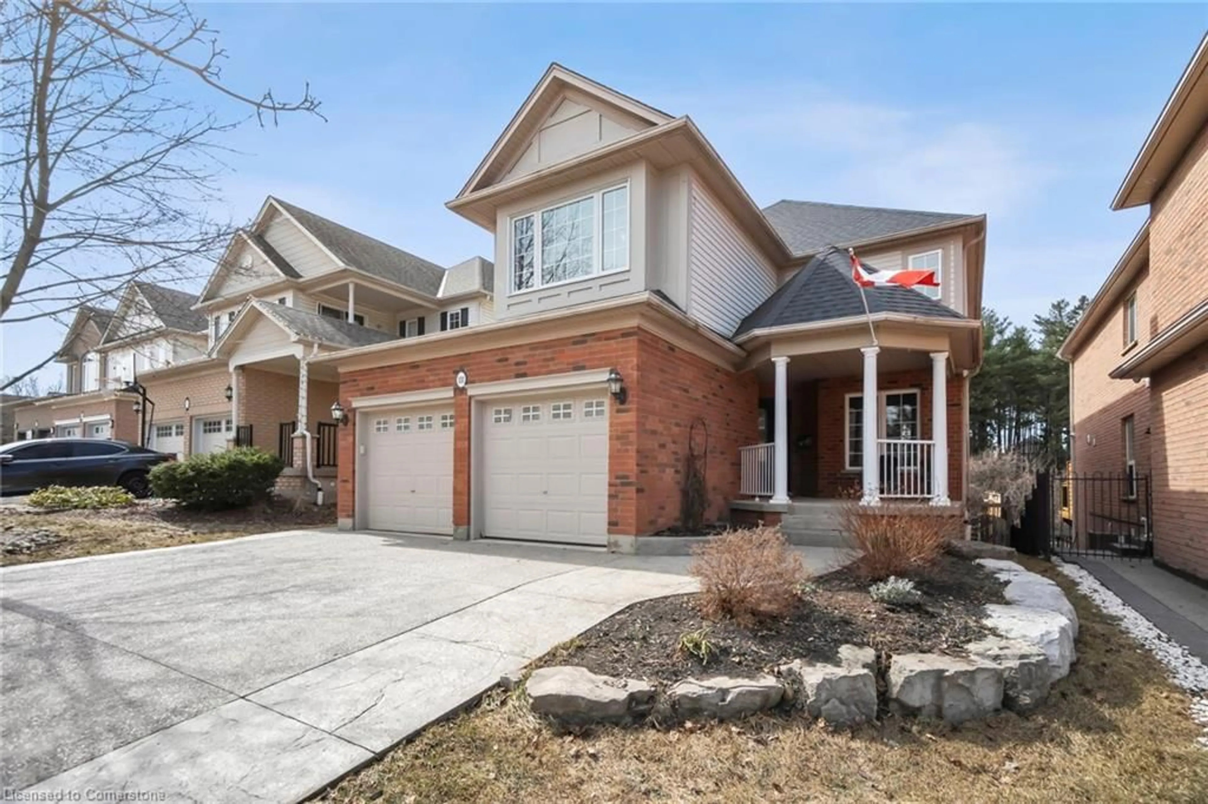 Home with brick exterior material, street for 111 Autumn Ridge Trail, Kitchener Ontario N2P 2K1