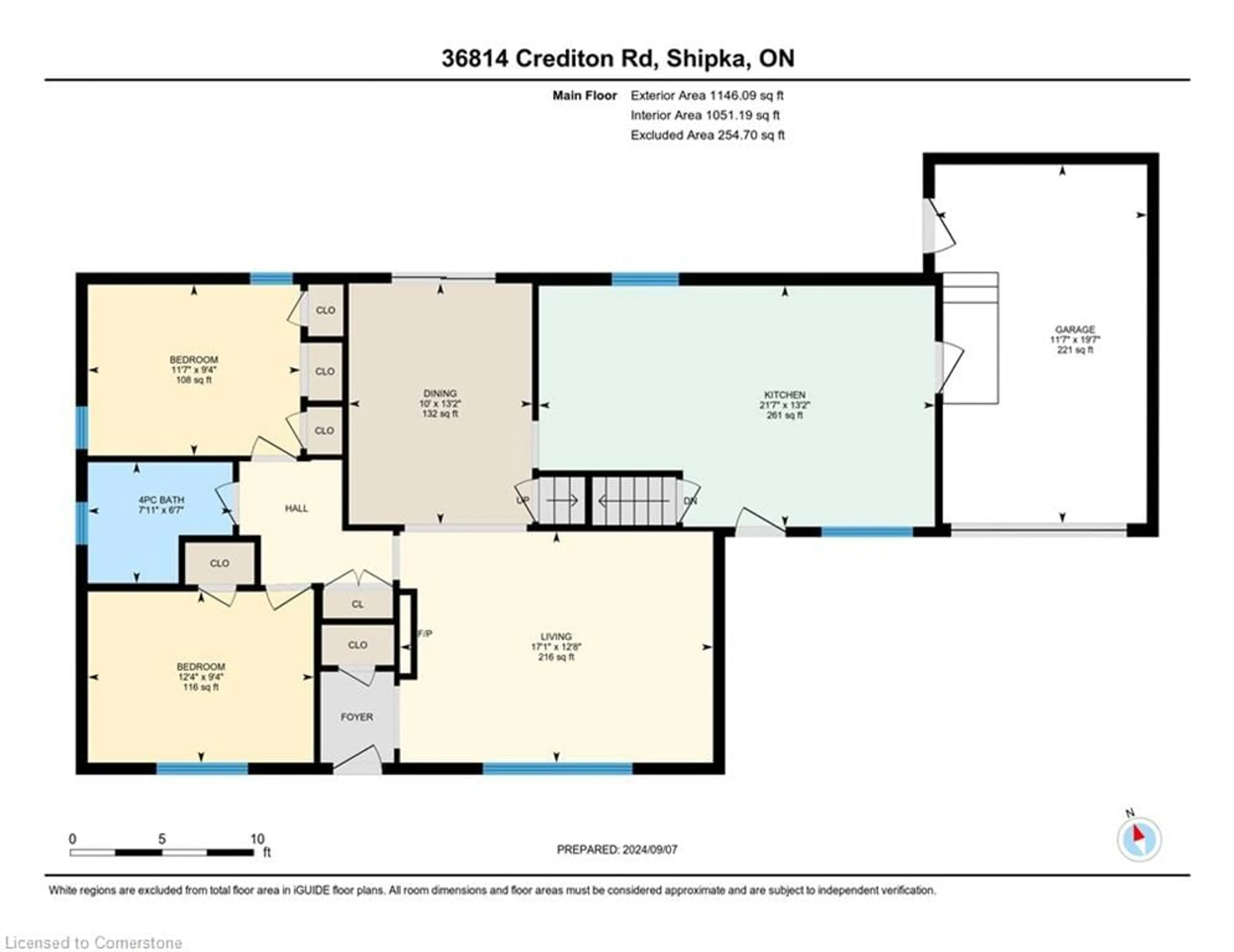 Floor plan for 36814 Crediton Rd, Dashwood Ontario N0M 1N0