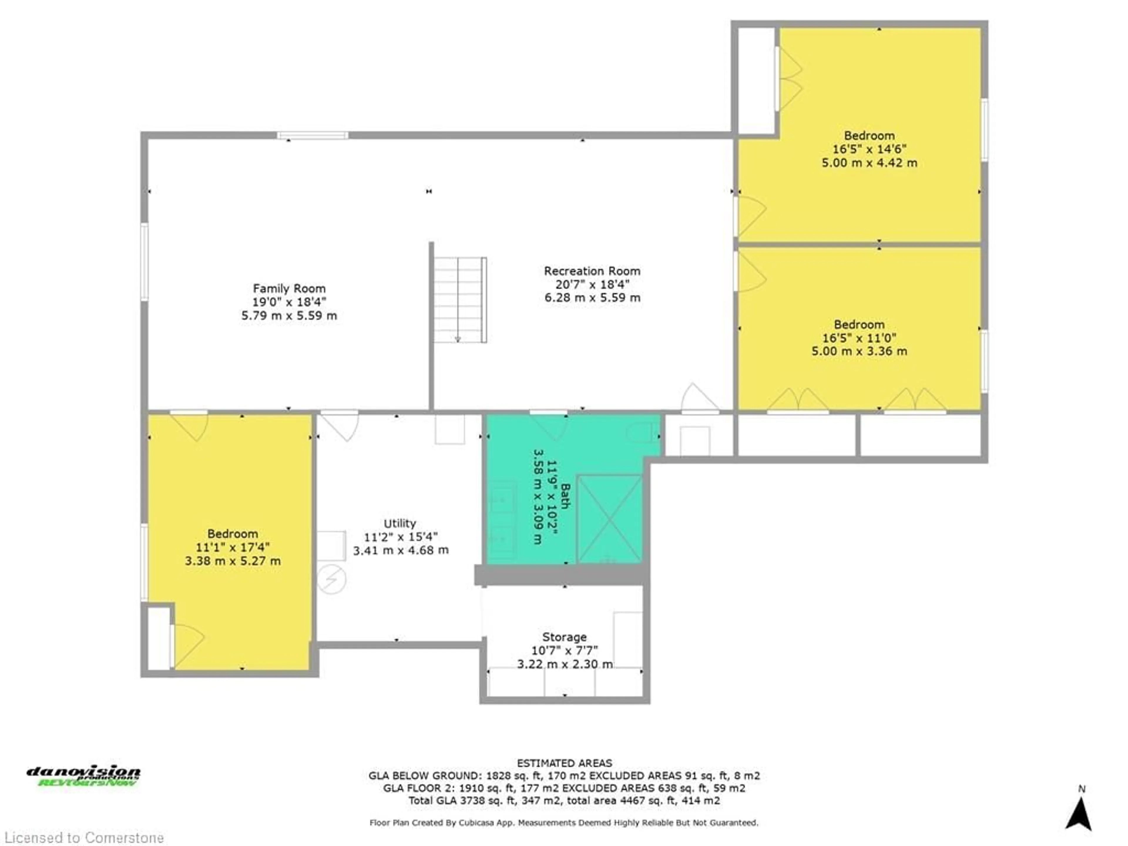 Floor plan for 305 Talbot Street, Courtland Ontario N0J 1E0