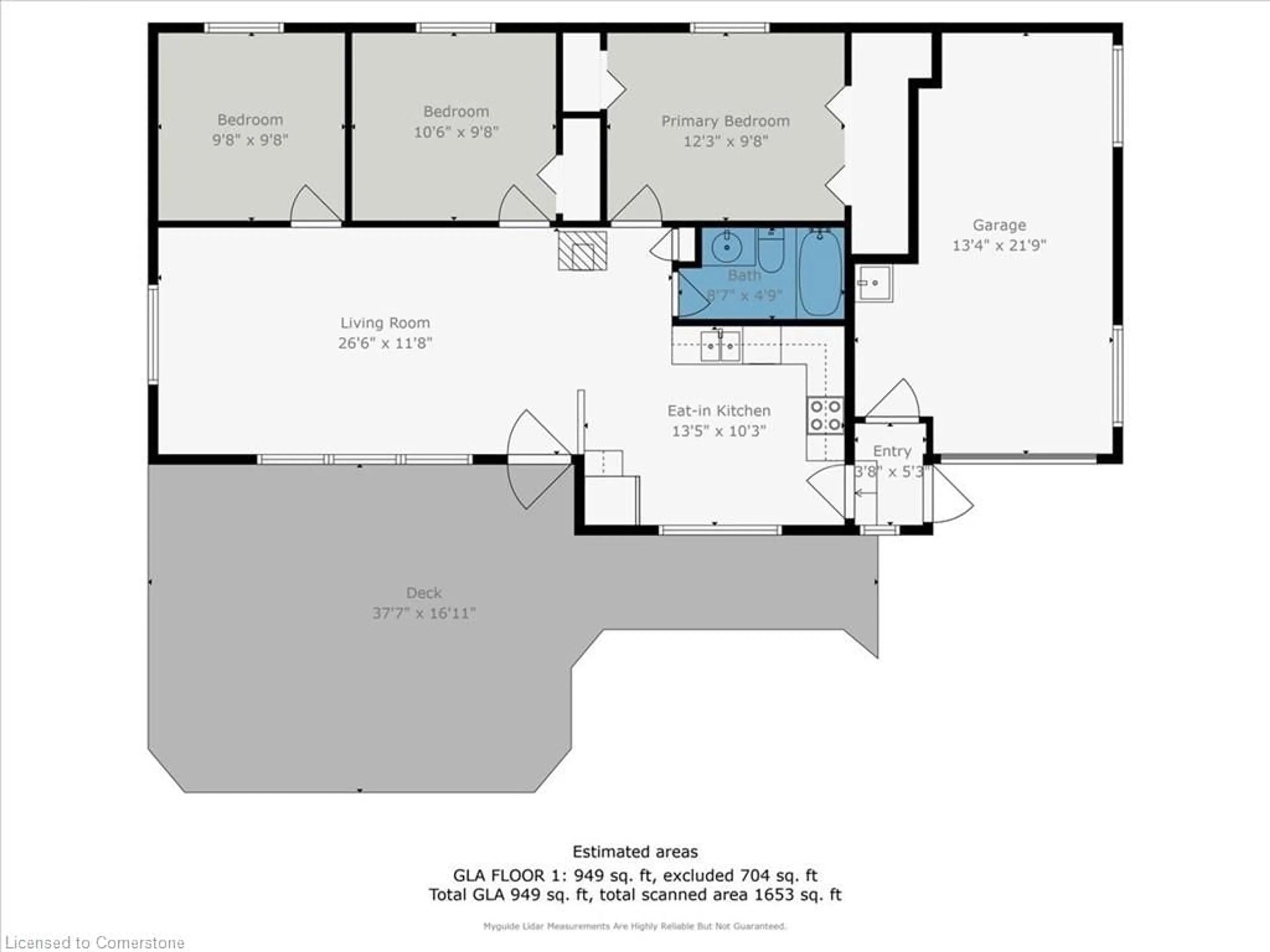 Floor plan for 38 Macpherson Cres, Kawartha Lakes Ontario K0M 2B0
