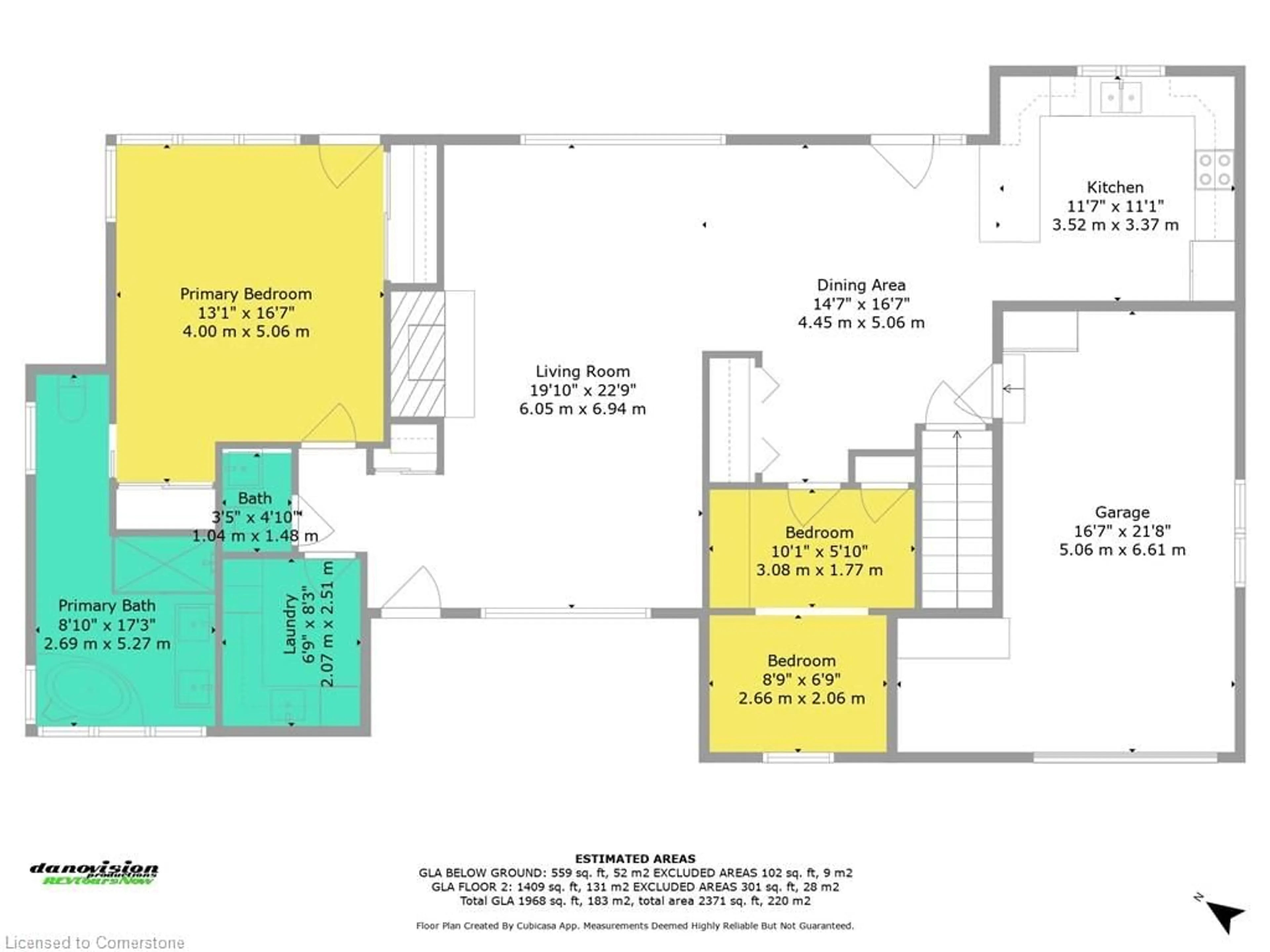 Floor plan for 6 Ryerse Cres, Port Dover Ontario N0A 1N6