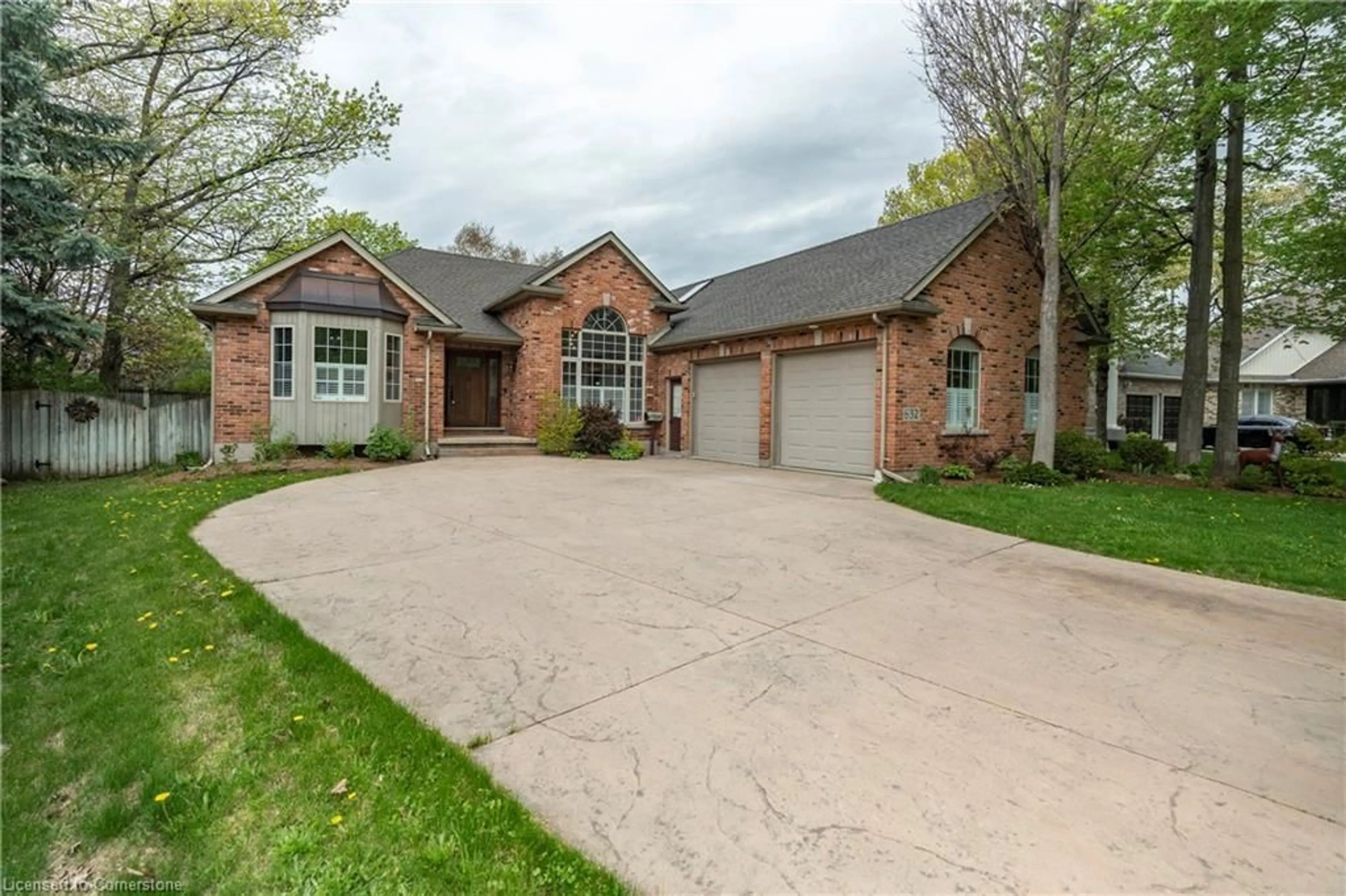 Home with brick exterior material, street for 632 Bayhampton Cres, Waterloo Ontario N2K 3N9