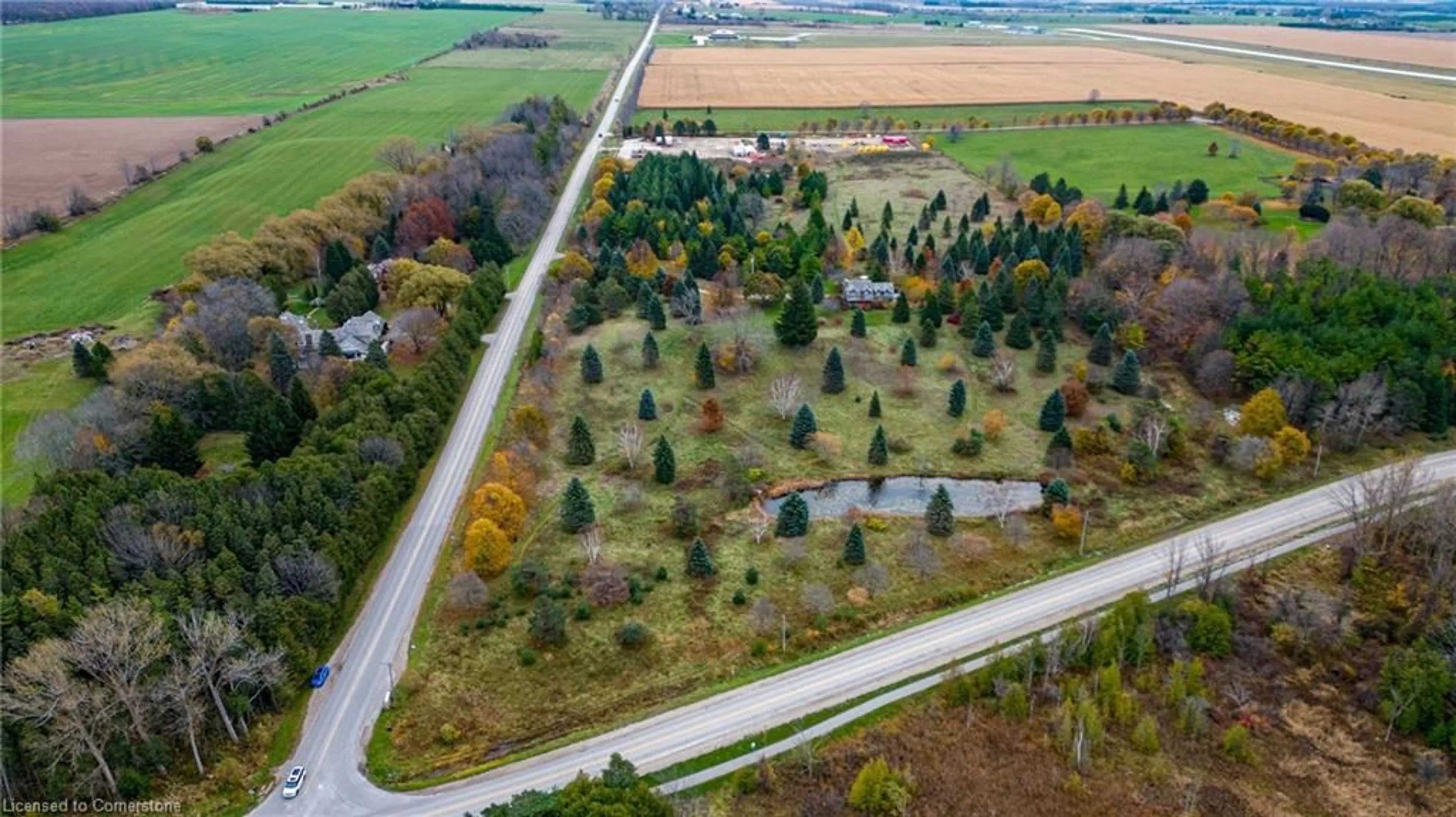 A pic from outside/outdoor area/front of a property/back of a property/a pic from drone, forest/trees view for 1597 Concession 5 Rd, Kincardine Ontario N2Z 1H1