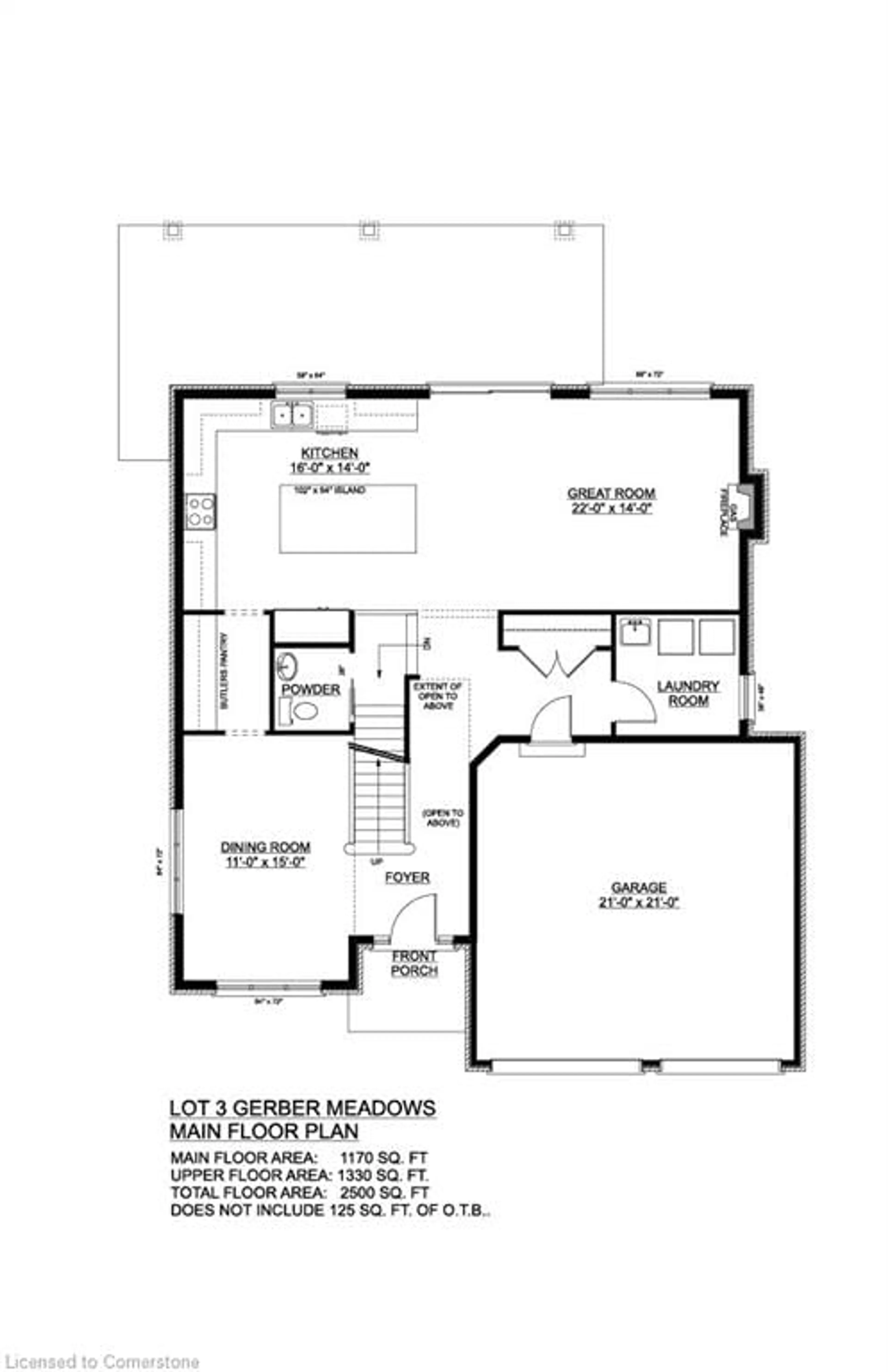 Floor plan for 49 Coulter St, Milverton Ontario N0K 1M0