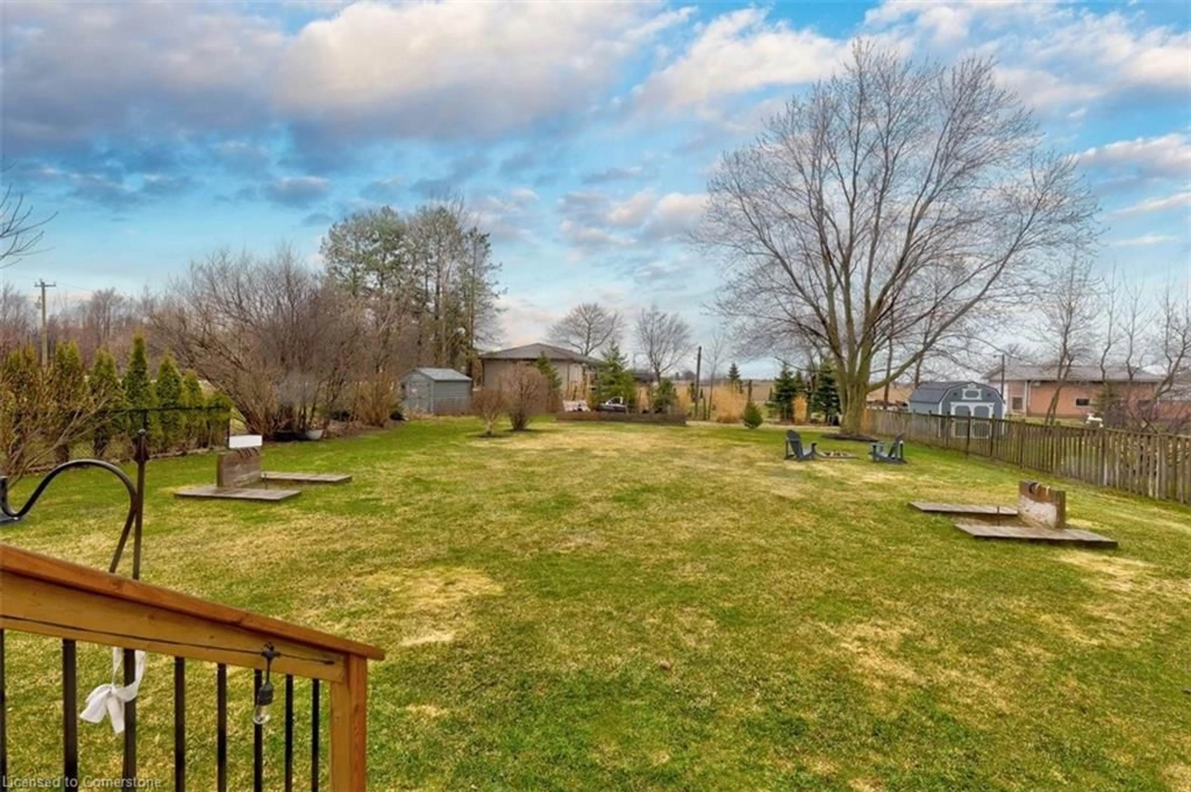 A pic from outside/outdoor area/front of a property/back of a property/a pic from drone, water/lake/river/ocean view for 10 Hewitt St, Bright Ontario N0J 1B0