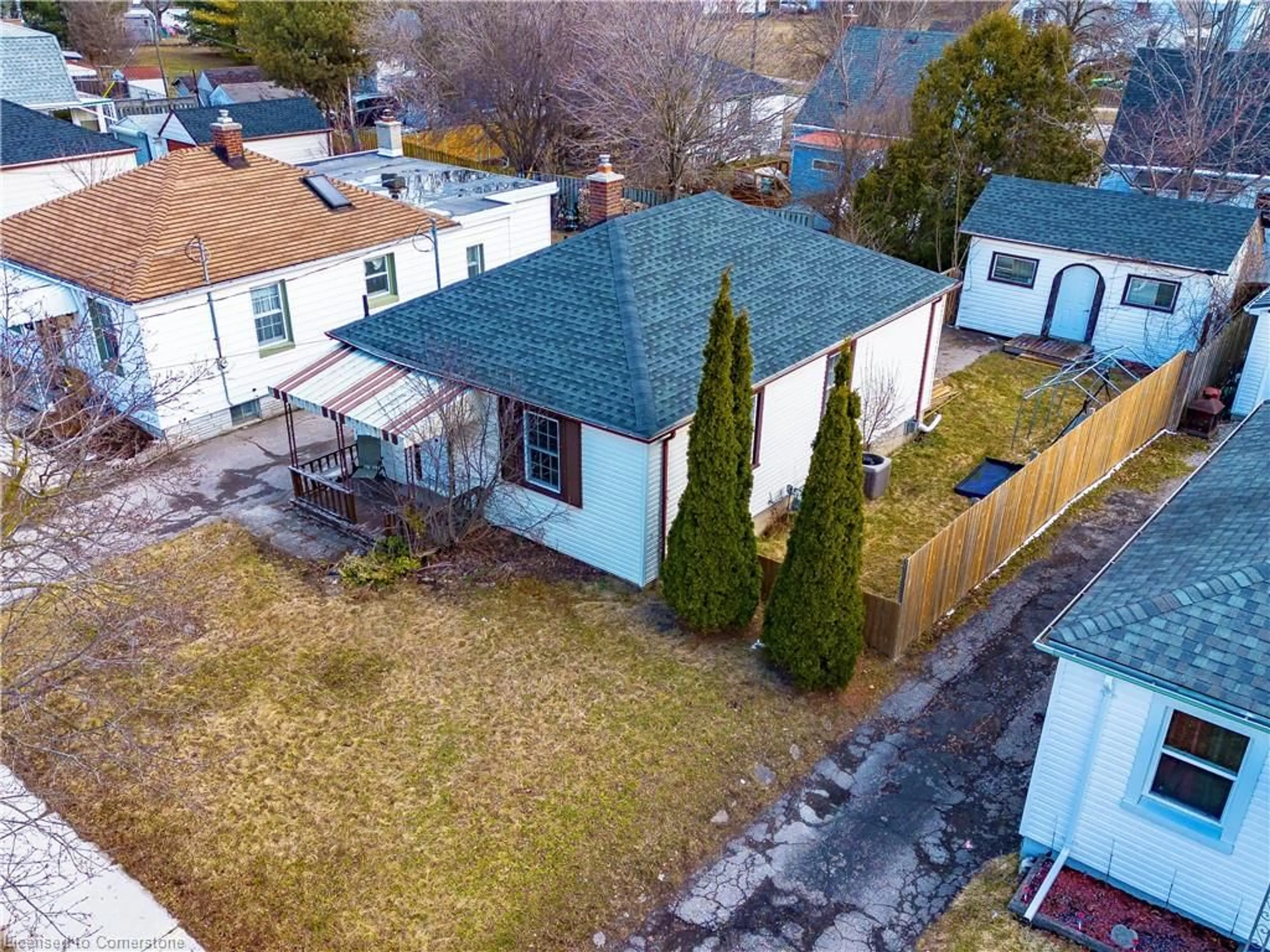 A pic from outside/outdoor area/front of a property/back of a property/a pic from drone, street for 94 St Clair Ave, Kitchener Ontario N2M 3Z4
