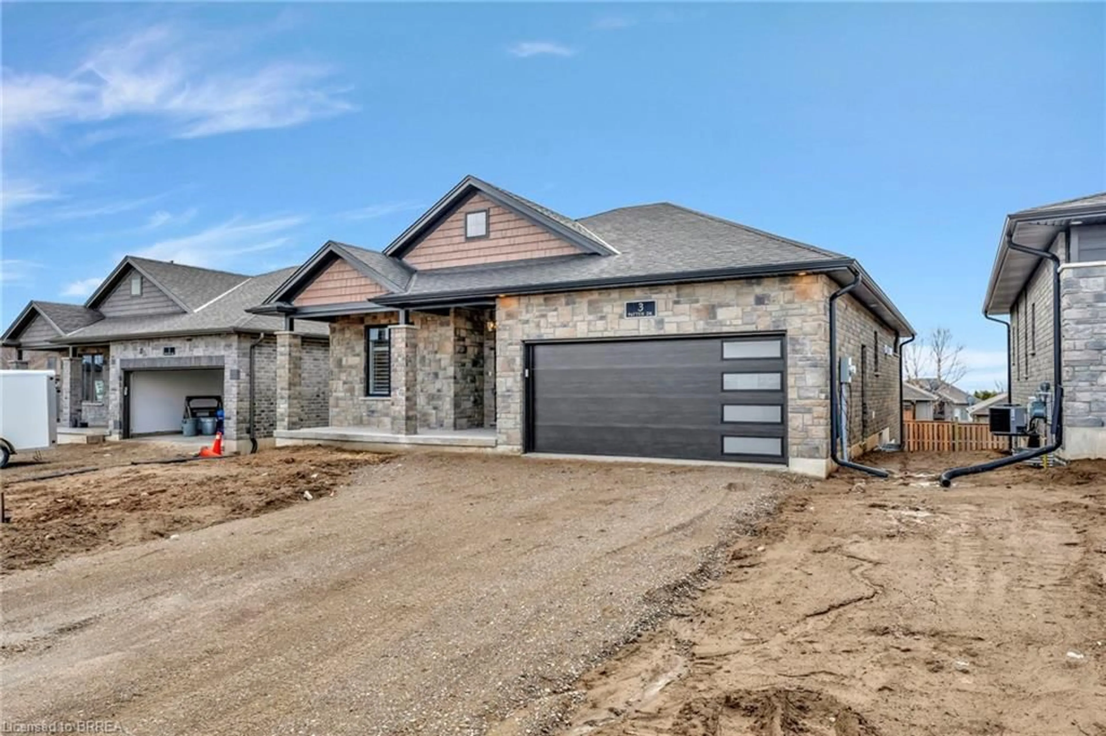 Home with brick exterior material, street for 3 Patten Dr, St. George Ontario N0E 1N0