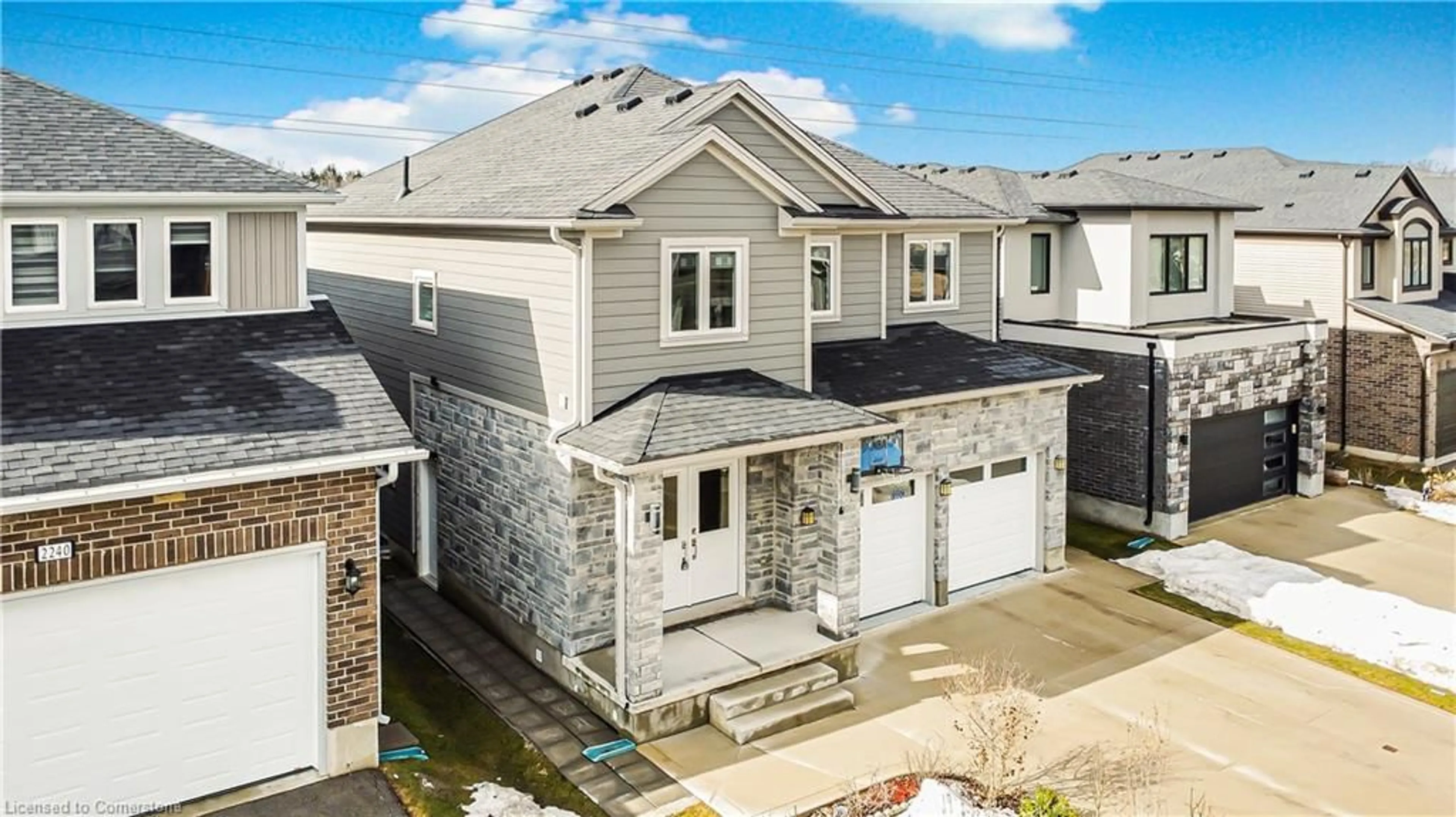 A pic from outside/outdoor area/front of a property/back of a property/a pic from drone, street for 2248 Constance Ave, London Ontario N6M 0G6