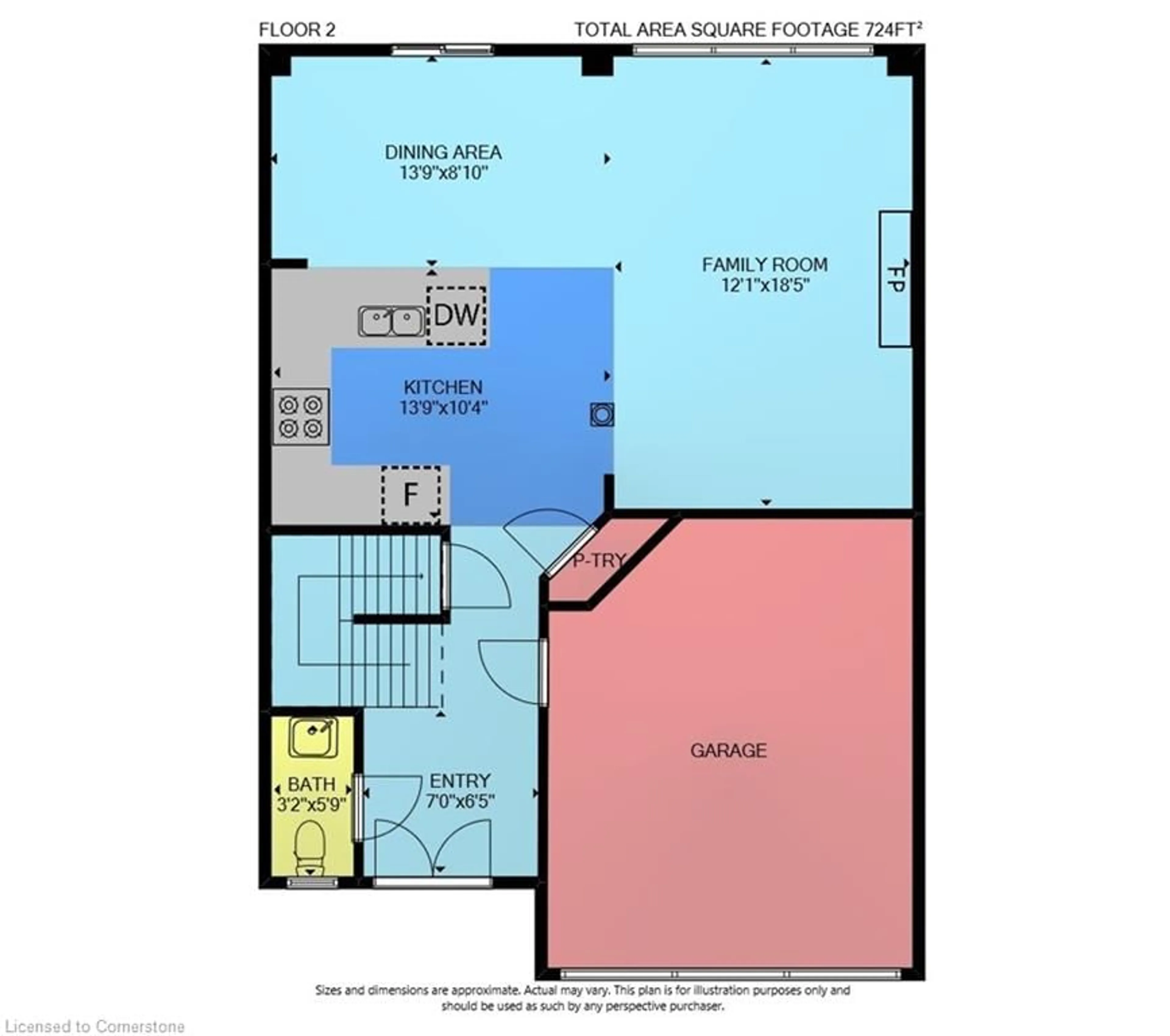 Floor plan for 26 Biggar Cres, Grimsby Ontario L3M 0E7