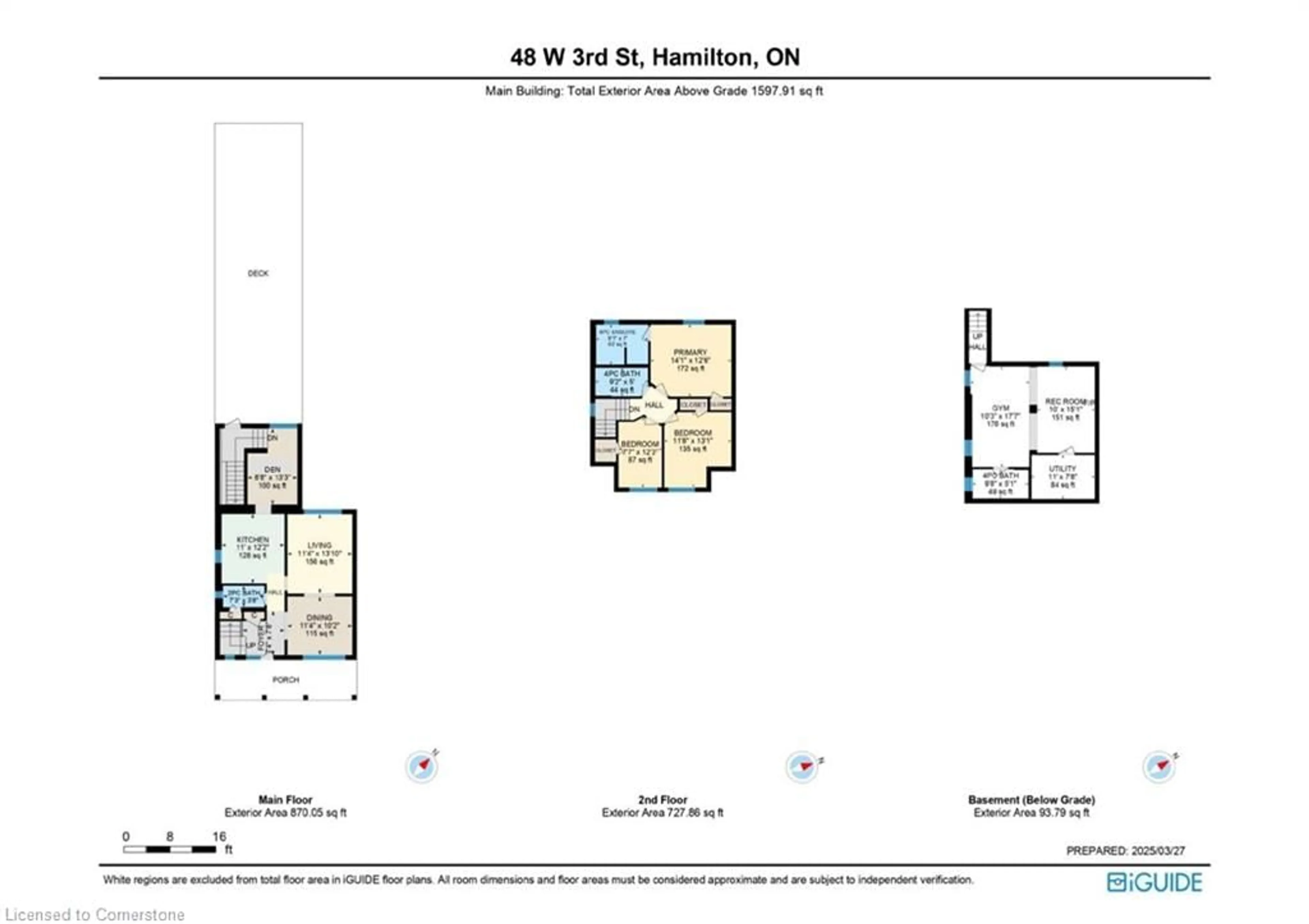 Floor plan for 48 West 3rd St, Hamilton Ontario L9C 3J9