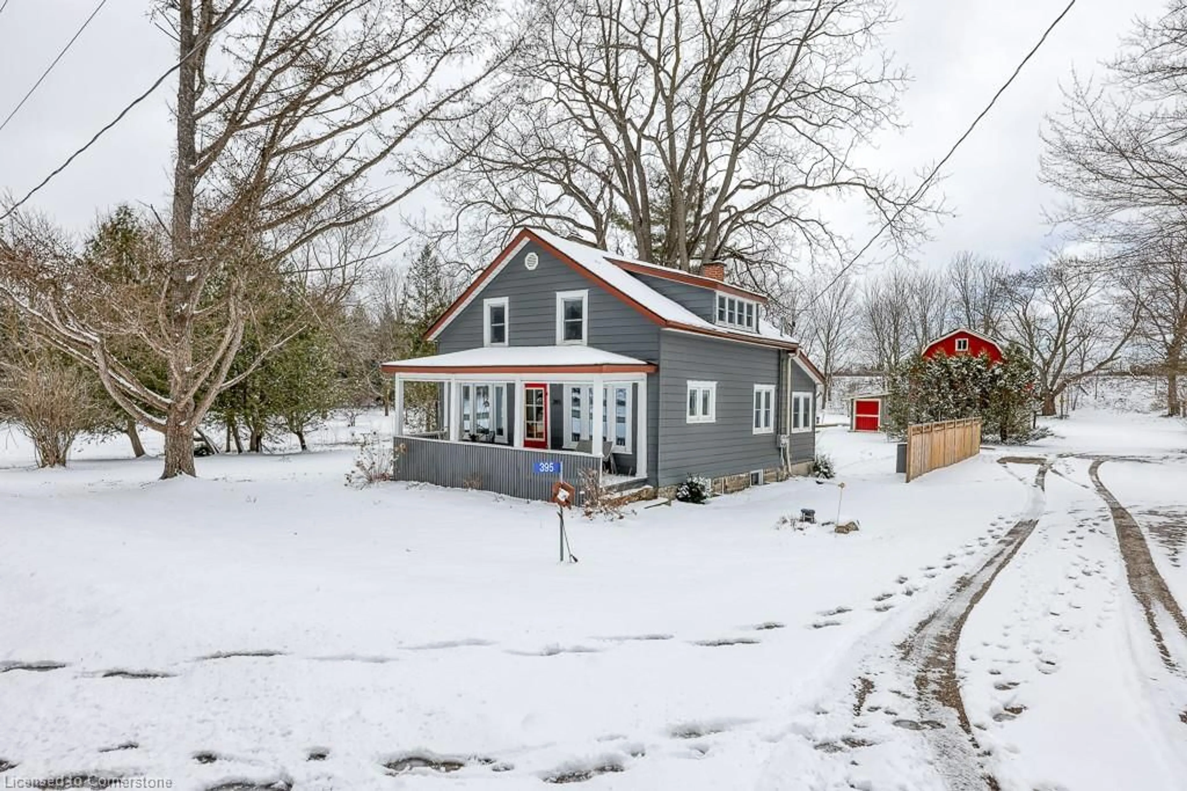 A pic from outside/outdoor area/front of a property/back of a property/a pic from drone, street for 395 Holmes St, Central Huron Ontario N0M 1L0
