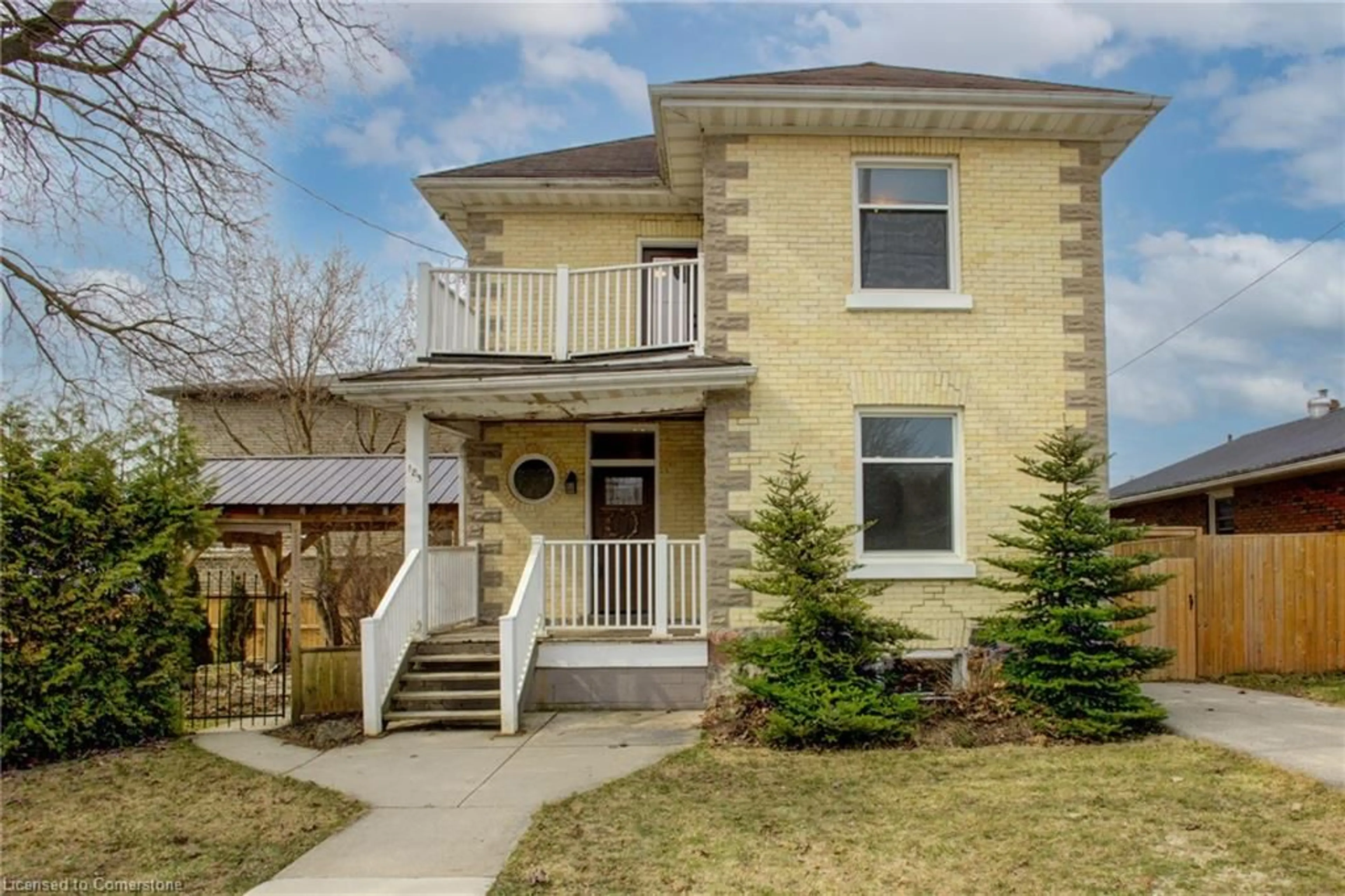 Home with brick exterior material, street for St, Mount Forest Ontario N0G 2L2