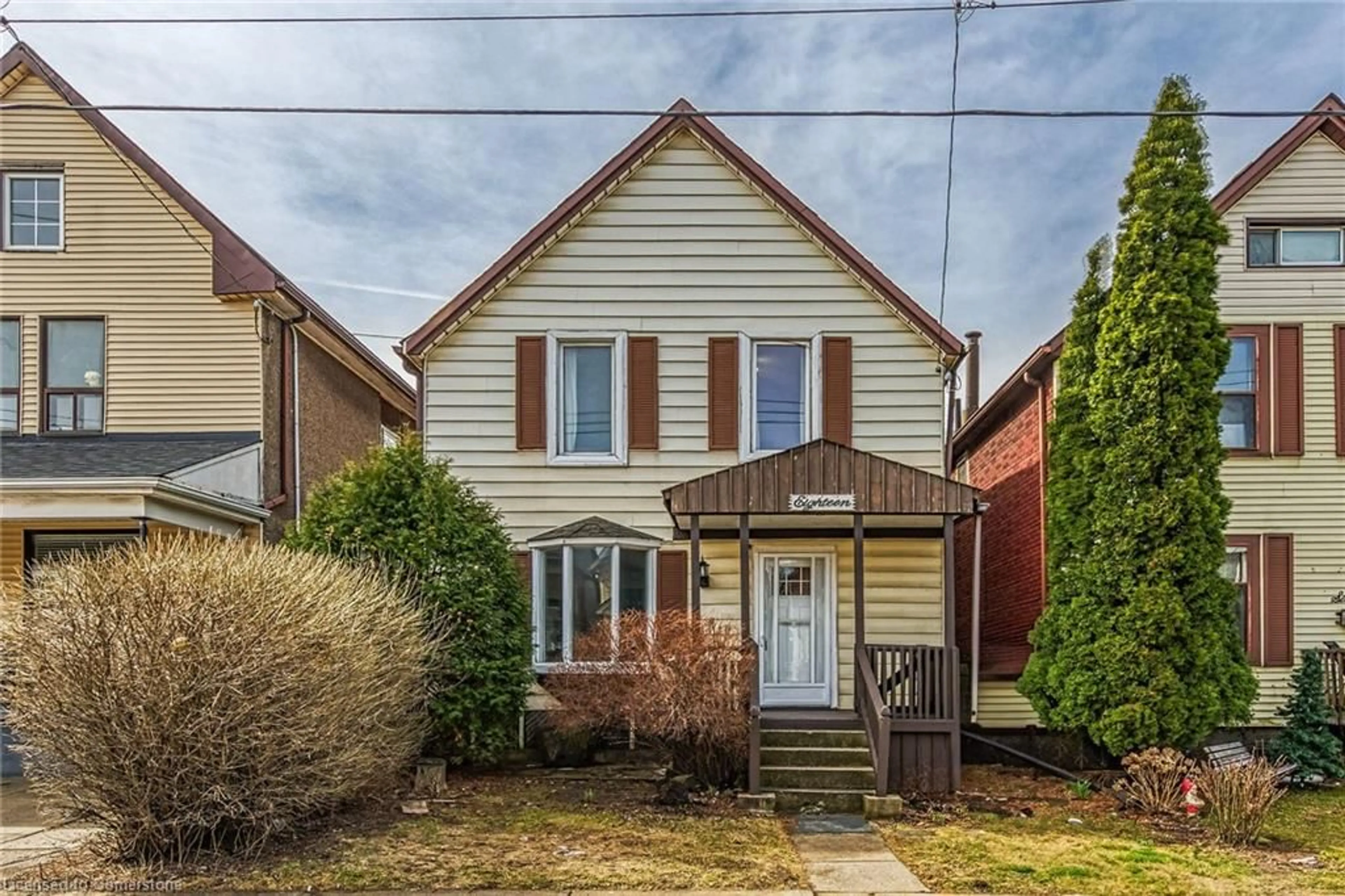 Home with brick exterior material, street for 18 Keith St, Hamilton Ontario L8L 3S1