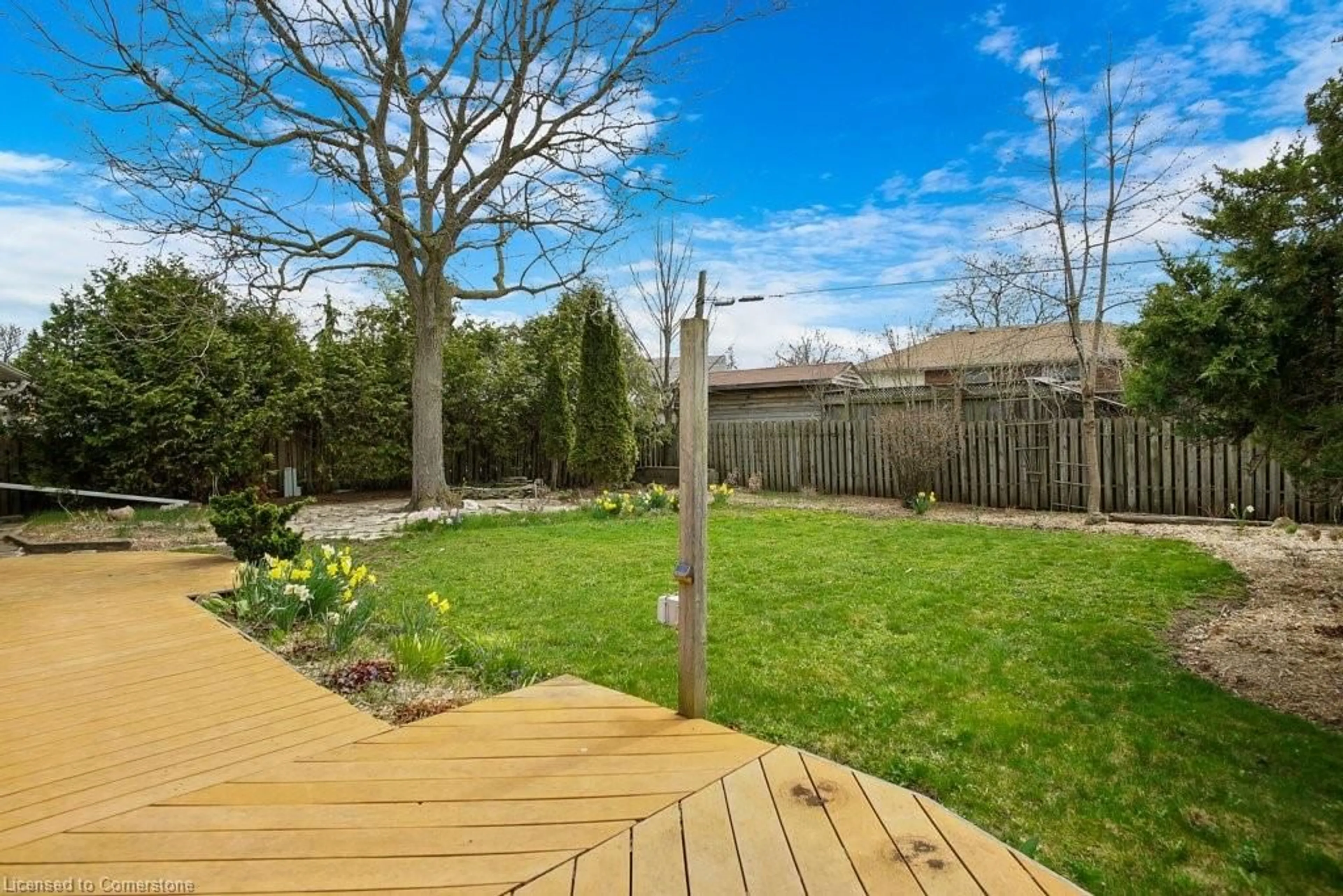 Patio, forest/trees view for 51 Sunset Blvd, Cambridge Ontario N1S 1A8