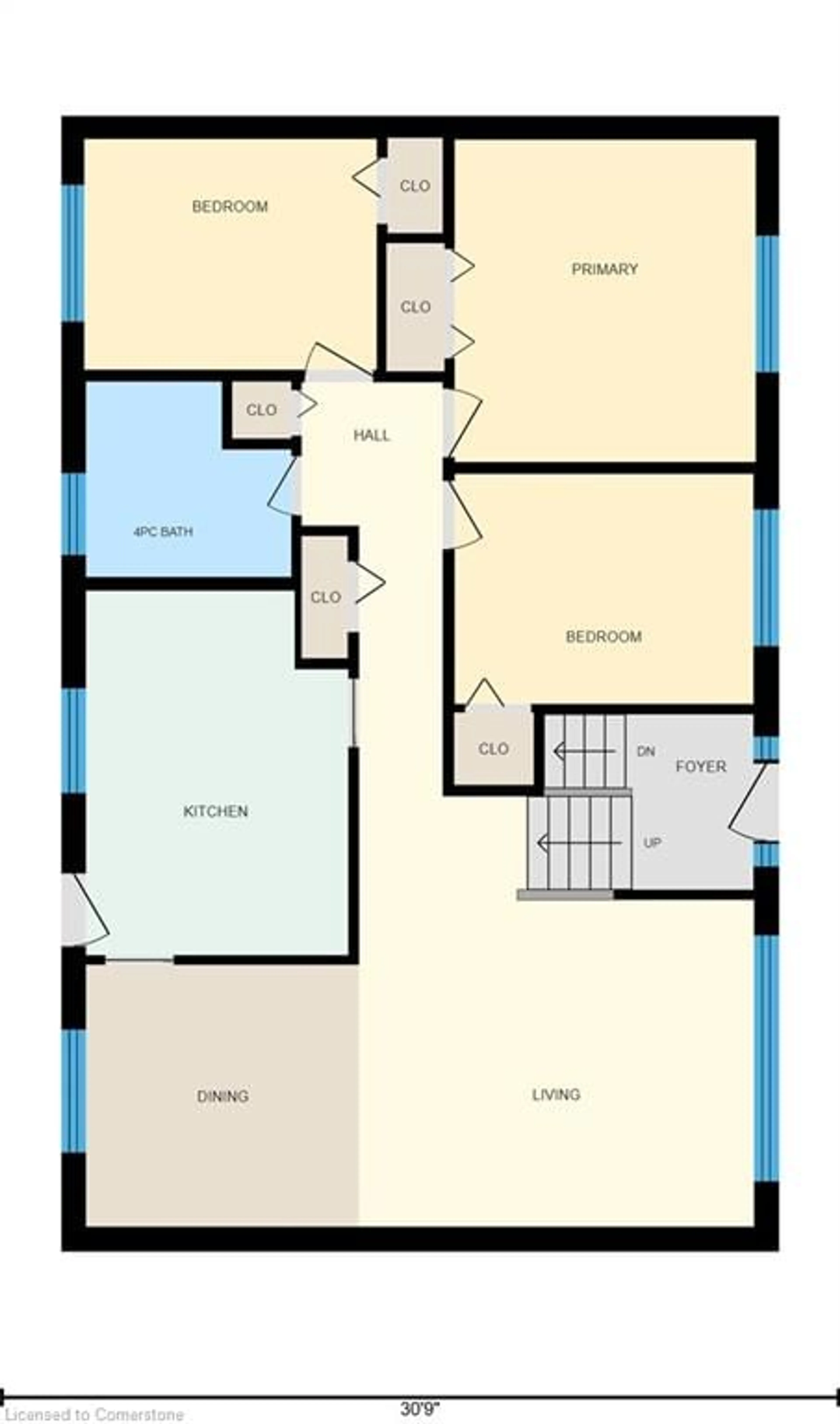 Floor plan for 404 Tamarack Dr, Waterloo Ontario N2L 4G6