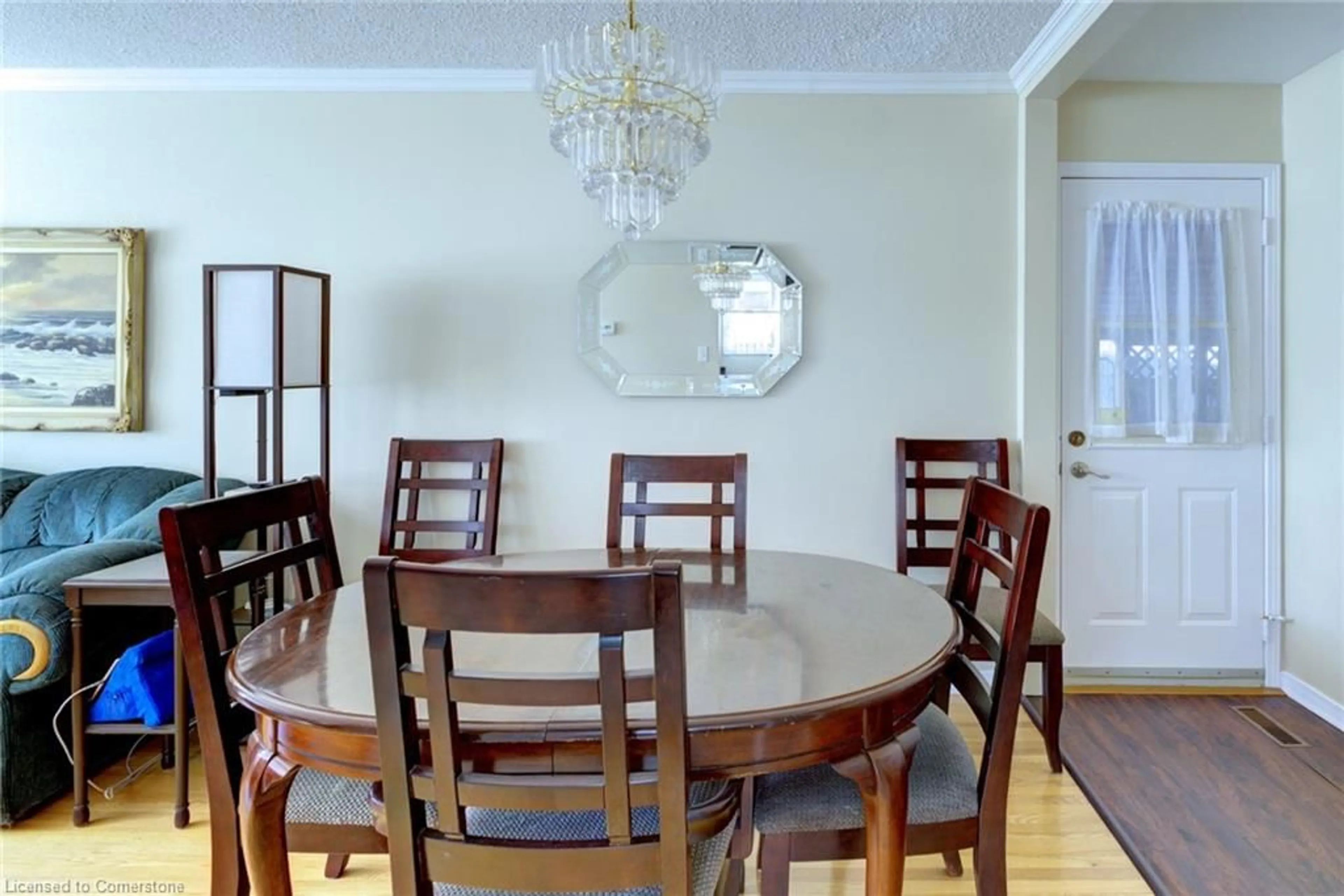 Dining room, wood/laminate floor for 842 Shannon Dr, Cambridge Ontario N3H 4Y7