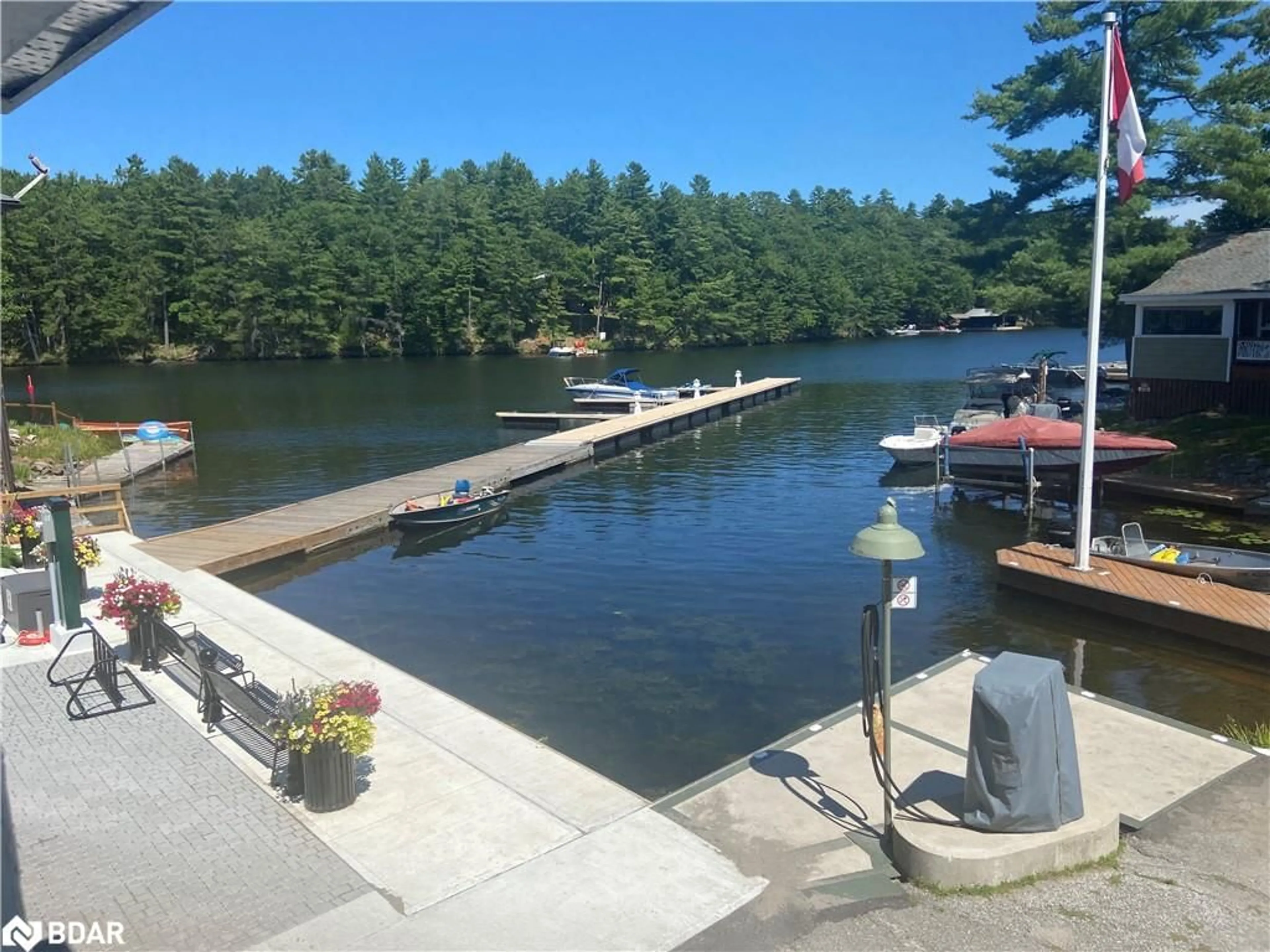 Patio, water/lake/river/ocean view for 1725 Earl Haid Avenue Crescent, Severn Ontario L0K 1E0