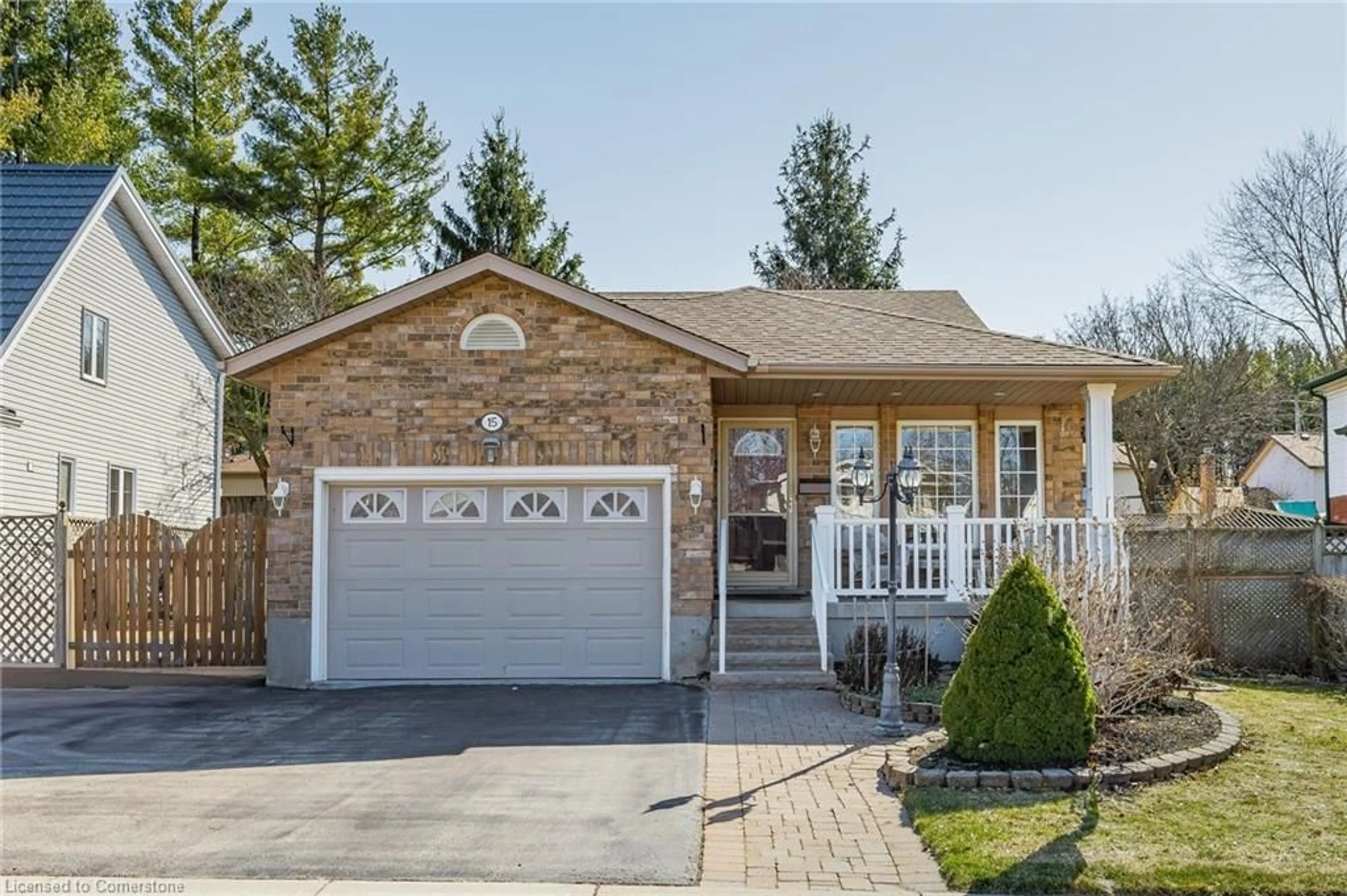 Home with brick exterior material, street for 15 Abbeywood Cres, Guelph Ontario N1K 1T9