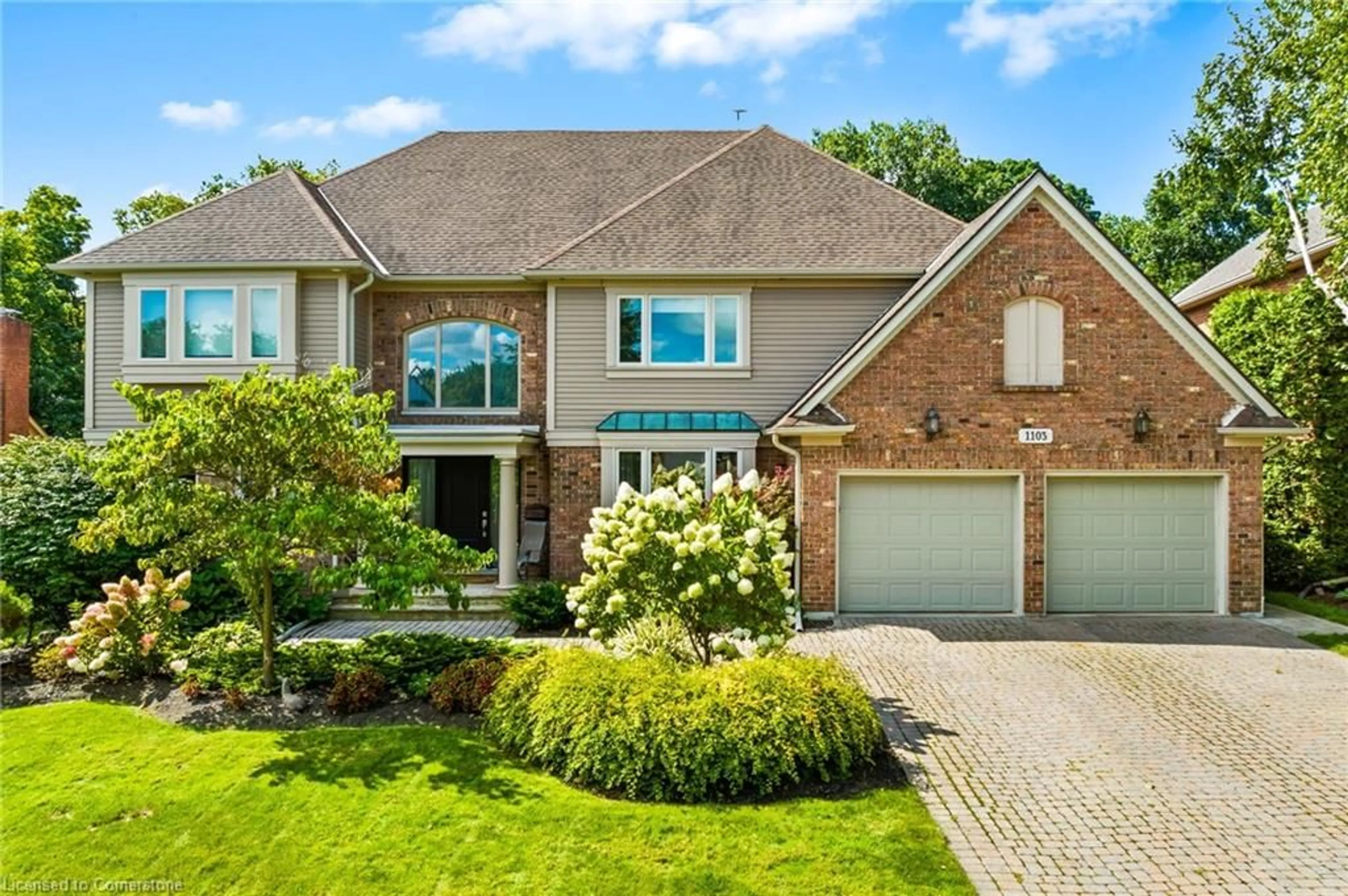 Home with brick exterior material, street for 1103 Crofton Way, Burlington Ontario L7P 4X1