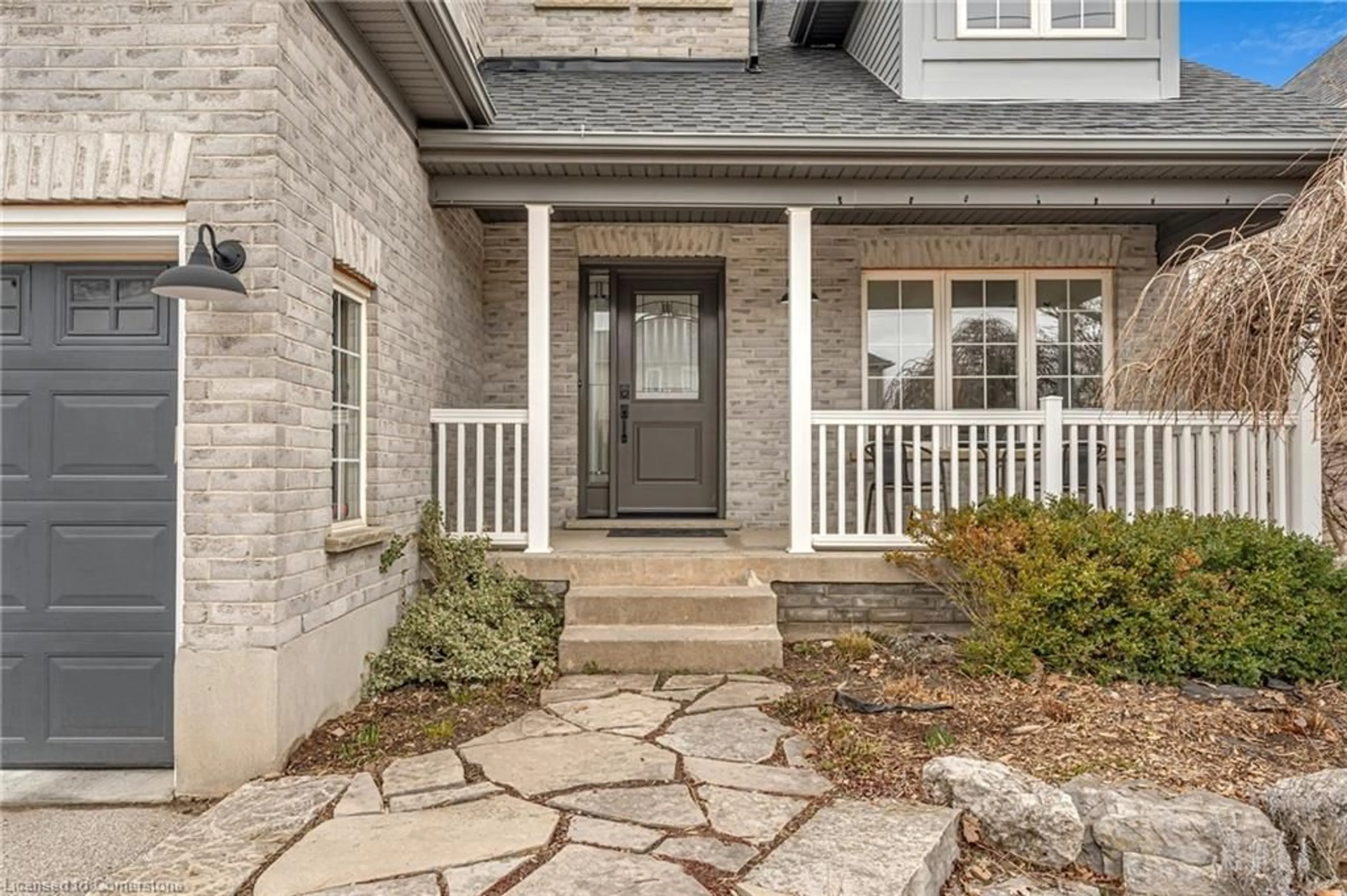 Home with brick exterior material, street for 202 Doon Mills Dr, Kitchener Ontario N2P 2R9